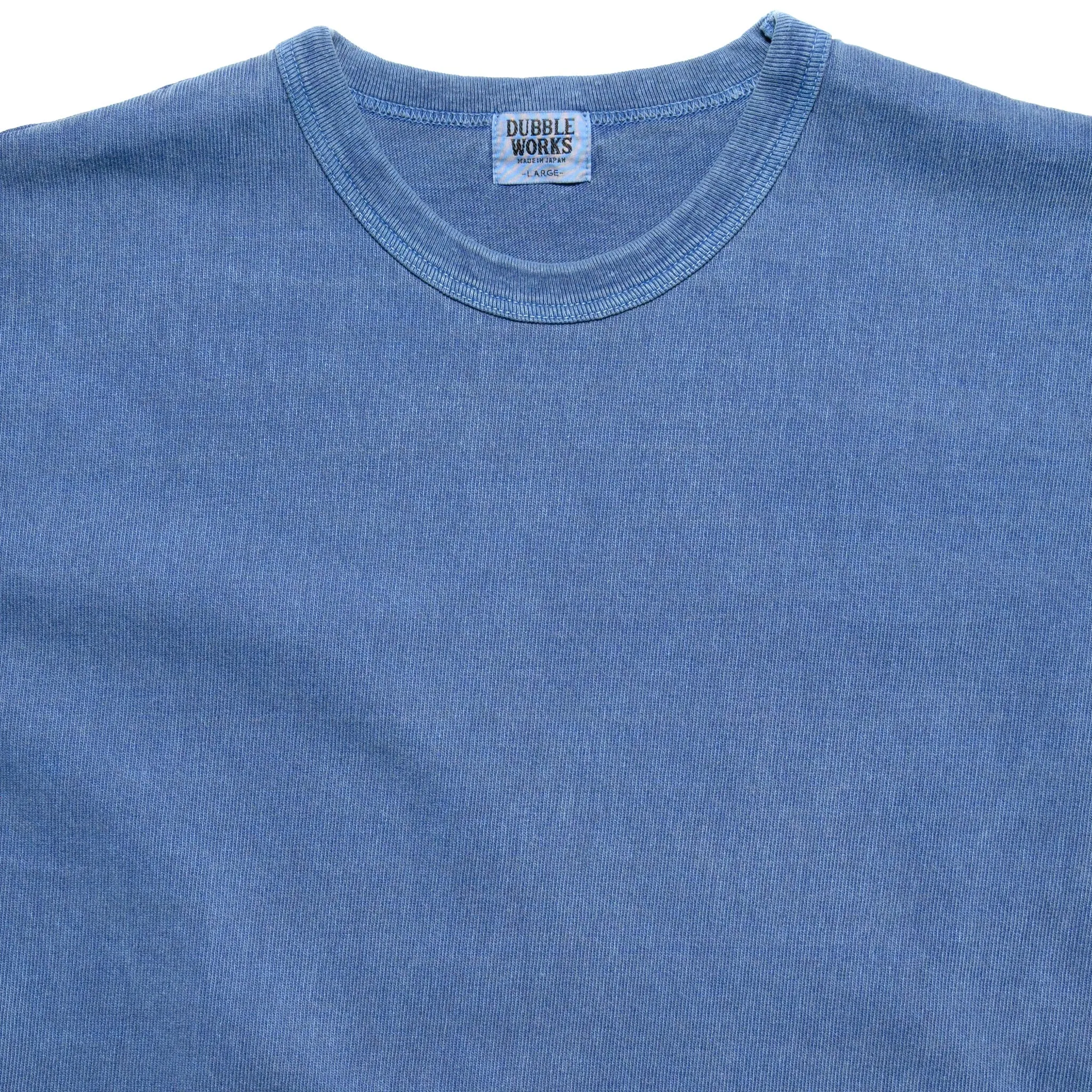 37001PD Heavyweight T-Shirt Pigment Dye - Light Indigo sold by BlackBlue product image thumbnail 2