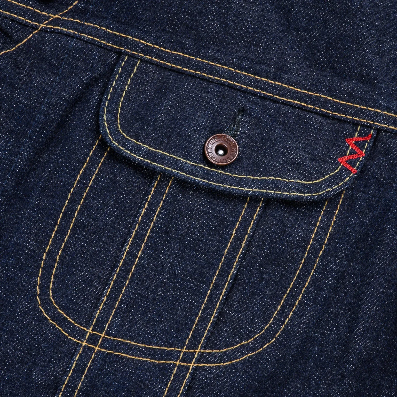IH-101J-SR 18oz Selvedge Denim Storm Rider Jacket - Indigo sold by BlackBlue product image thumbnail 5