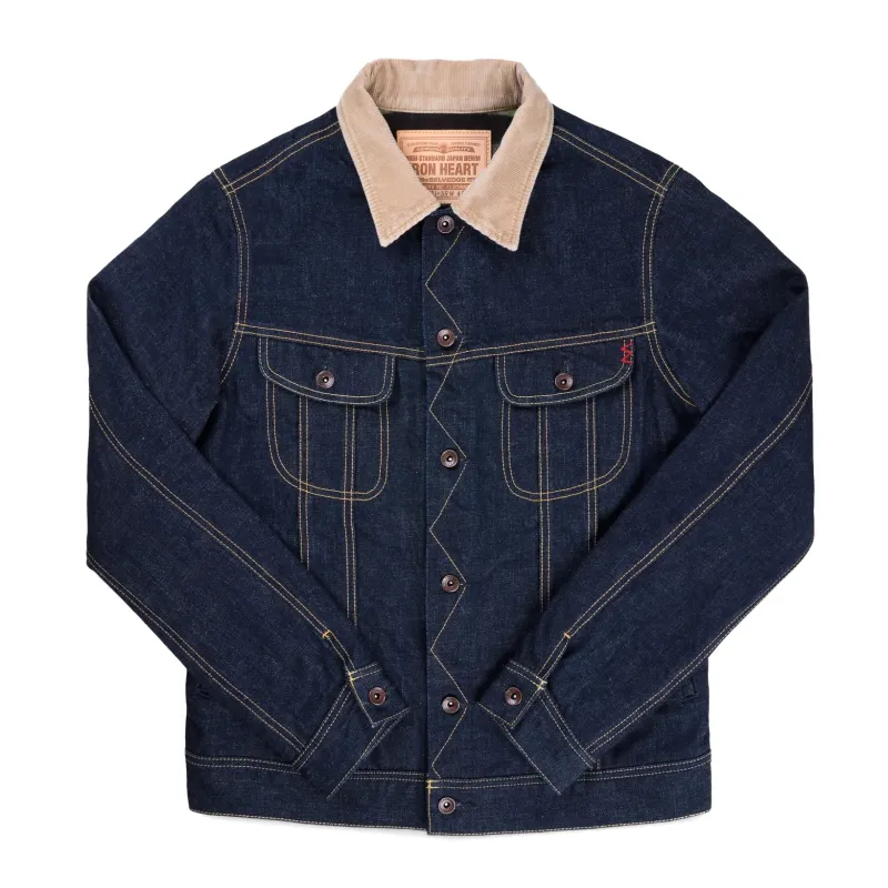 IH-101J-SR 18oz Selvedge Denim Storm Rider Jacket - Indigo sold by BlackBlue