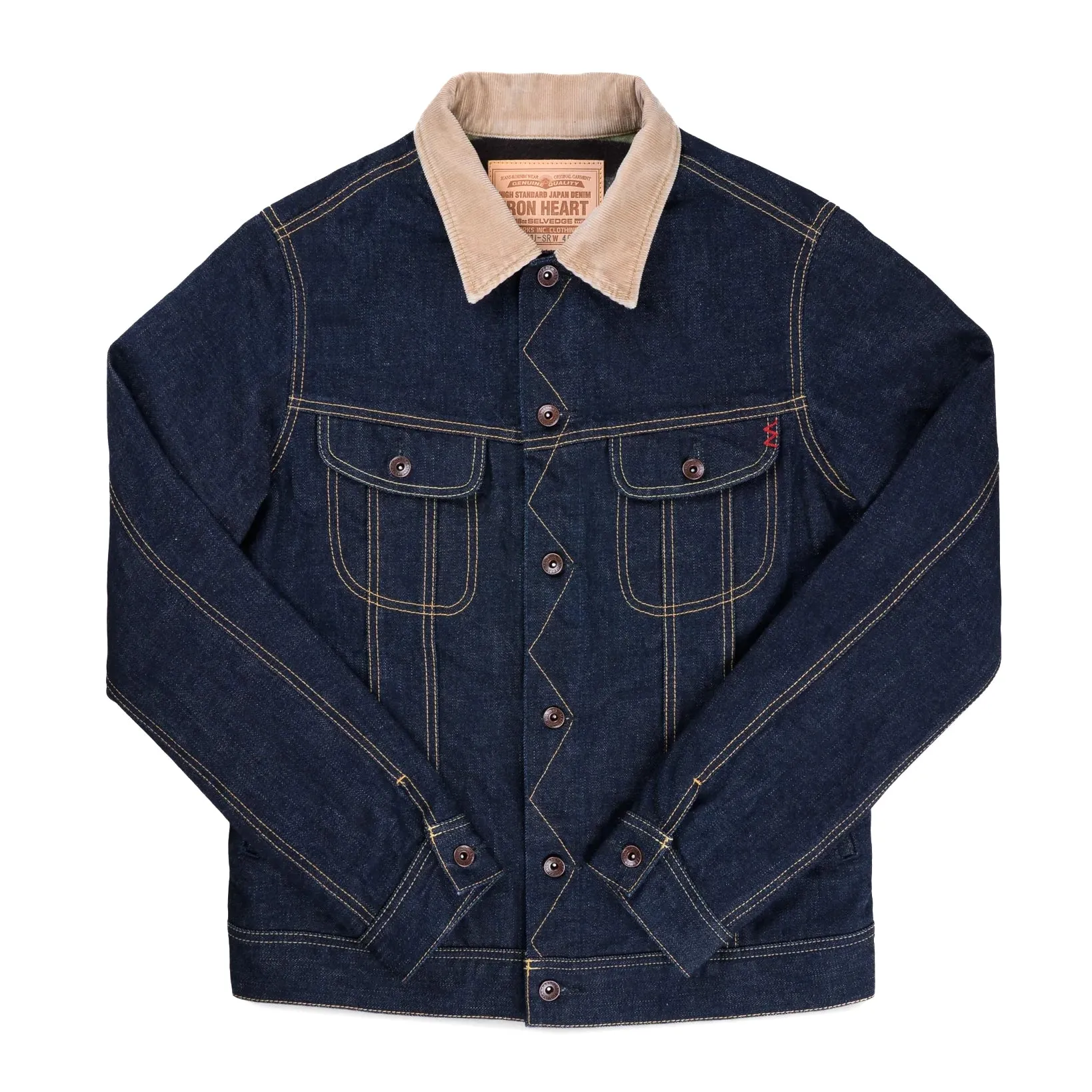 IH-101J-SR 18oz Selvedge Denim Storm Rider Jacket - Indigo sold by BlackBlue