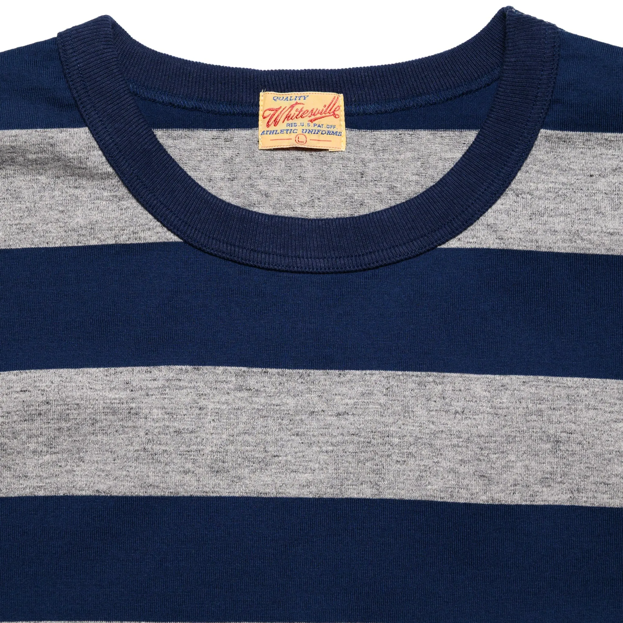 WV79147 Border T-Shirt Heather Grey/Navy sold by BlackBlue product image thumbnail 2