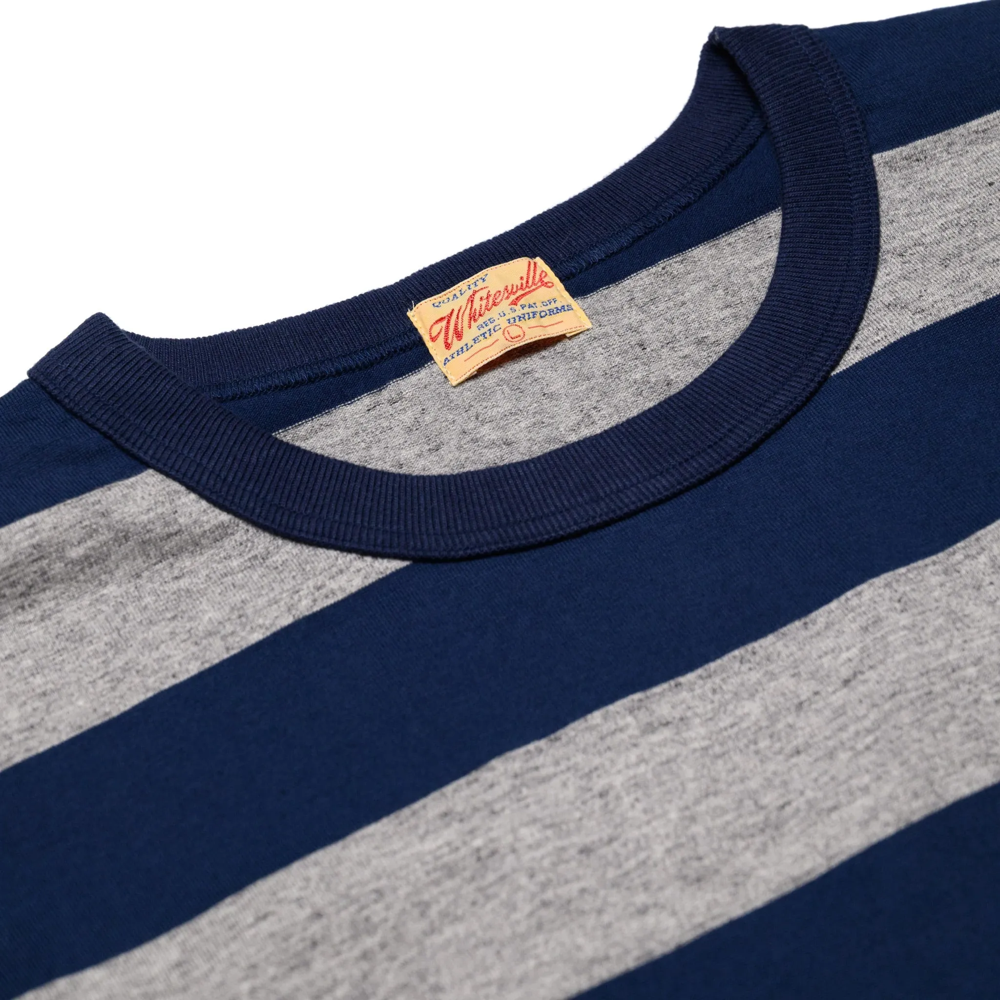 WV79147 Border T-Shirt Heather Grey/Navy sold by BlackBlue product image thumbnail 3