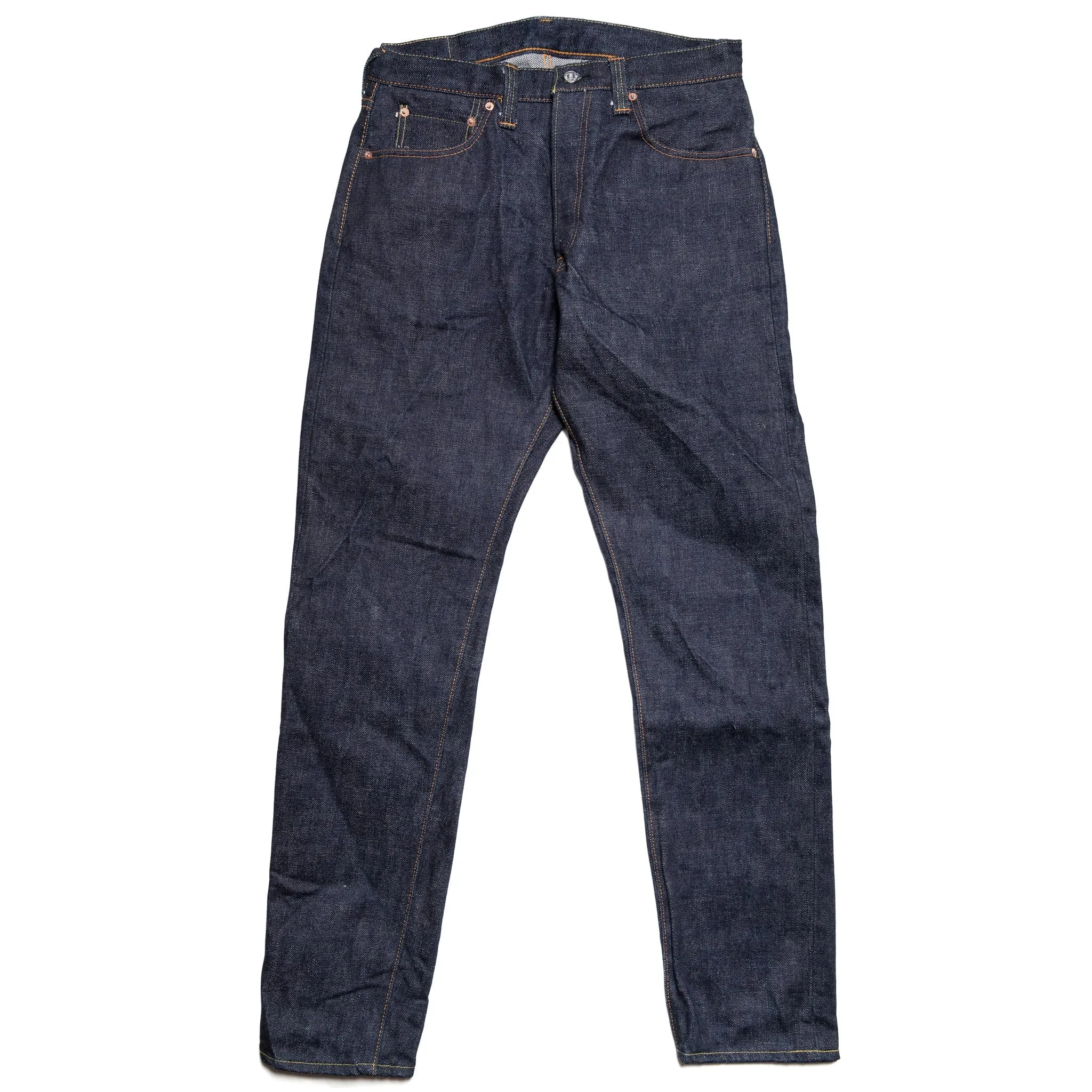 S520XX21oz "Cho-Kiwami" 21oz Selvedge Denim Mid-Rise Relax Tapered Indigo sold by BlackBlue product image thumbnail 2