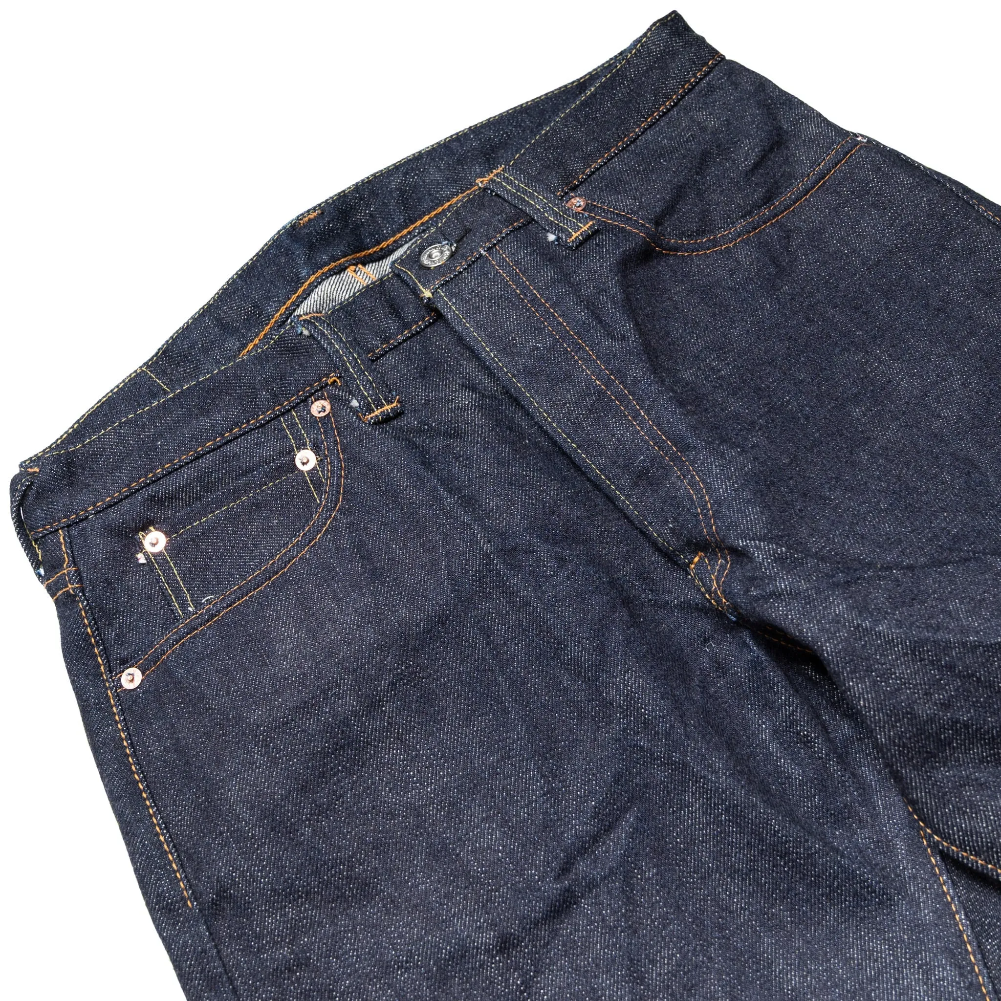 S520XX21oz "Cho-Kiwami" 21oz Selvedge Denim Mid-Rise Relax Tapered Indigo sold by BlackBlue product image thumbnail 4