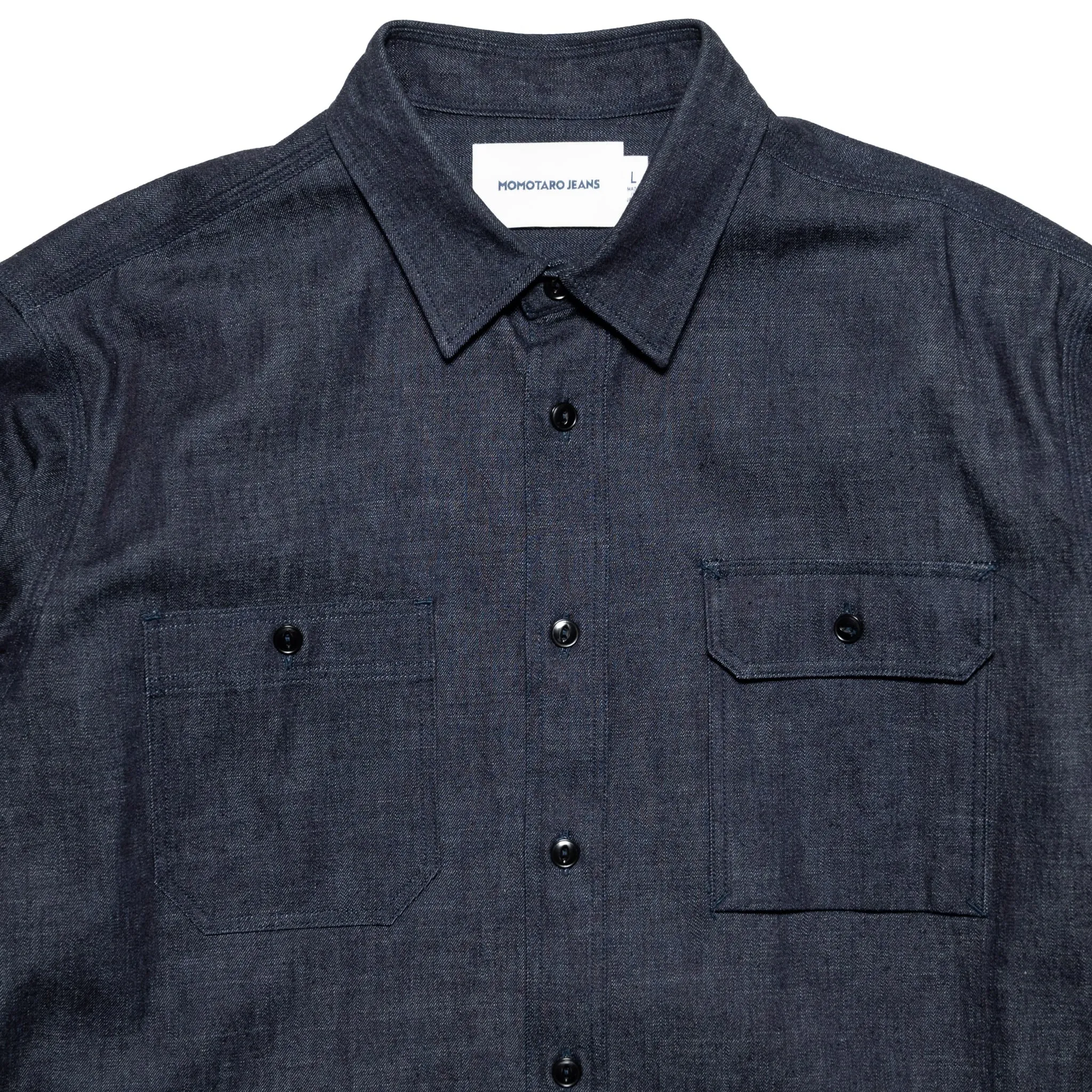 MMLS1000 Triple Stitch L/S Denim Shirt sold by BlackBlue product image thumbnail 3