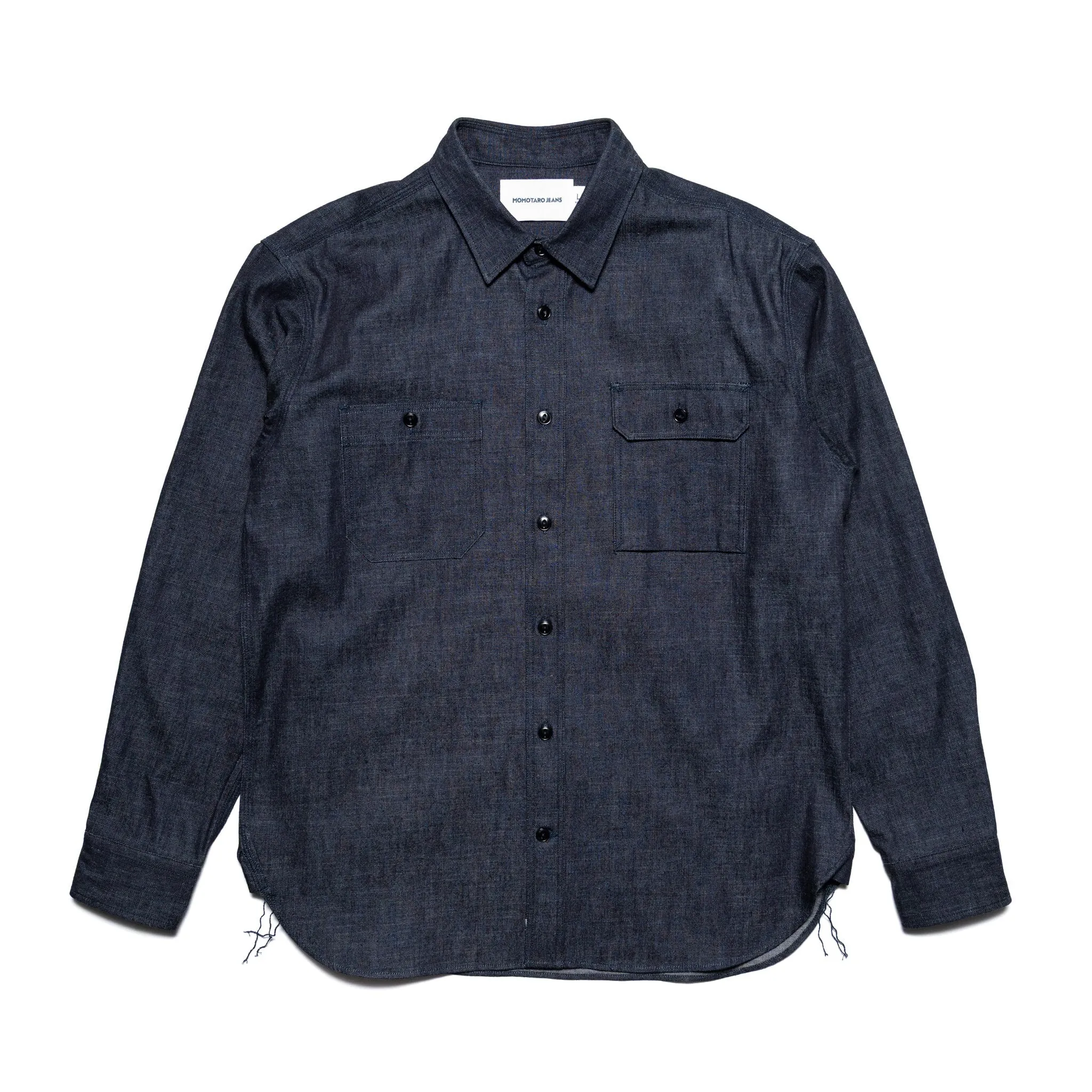 MMLS1000 Triple Stitch L/S Denim Shirt sold by BlackBlue