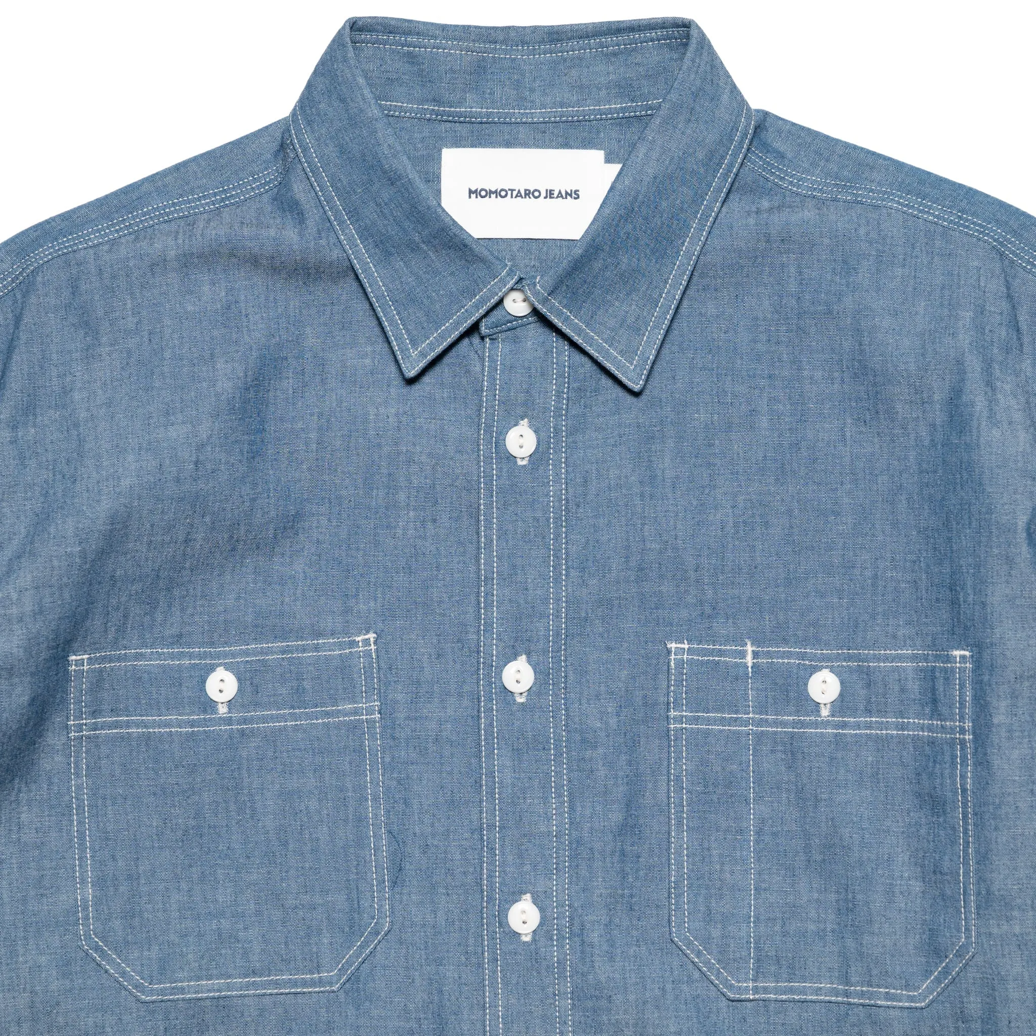 MALS1001 Triple Stitch L/S Chambray Shirt sold by BlackBlue product image thumbnail 3