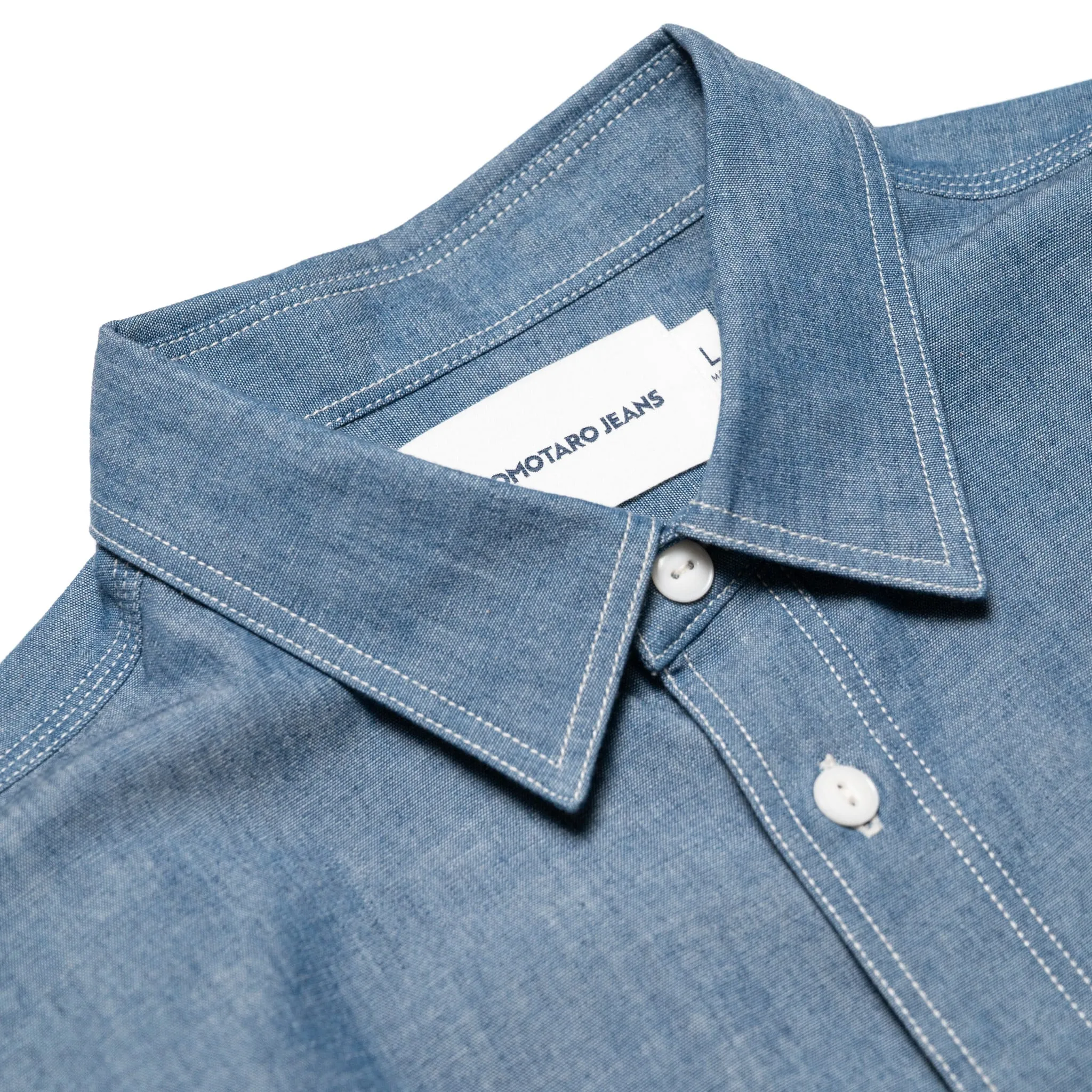 MALS1001 Triple Stitch L/S Chambray Shirt sold by BlackBlue product image thumbnail 4