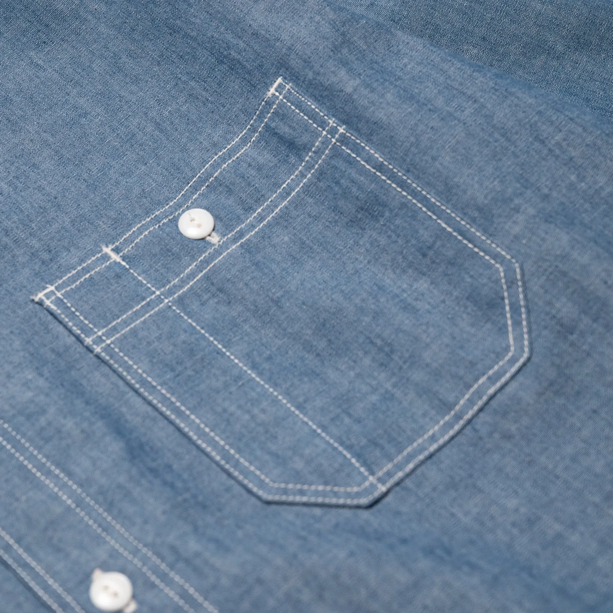 MALS1001 Triple Stitch L/S Chambray Shirt sold by BlackBlue product image thumbnail 5