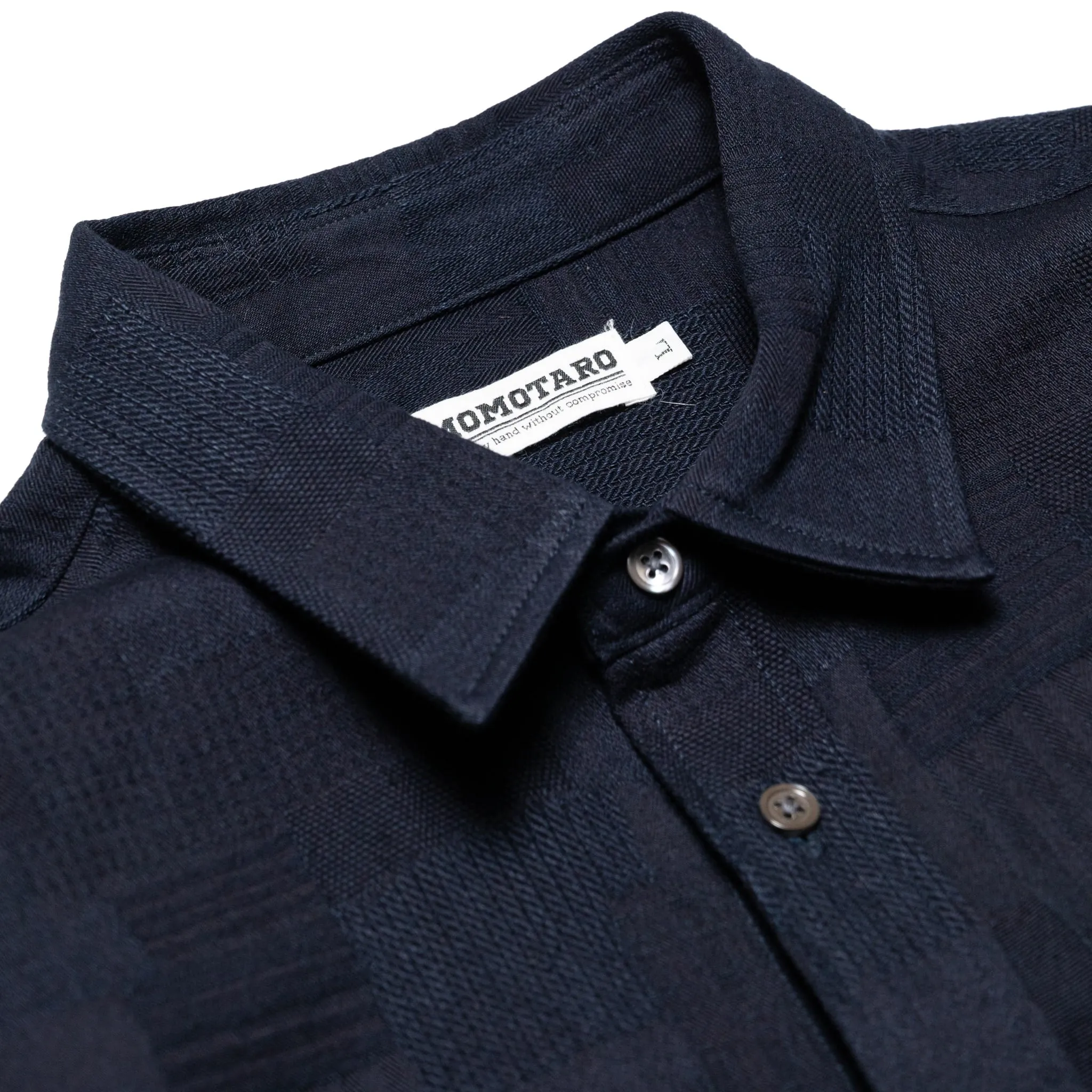 MXLS1026 Work Shirt Jacquard Indigo Patchwork sold by BlackBlue product image thumbnail 4