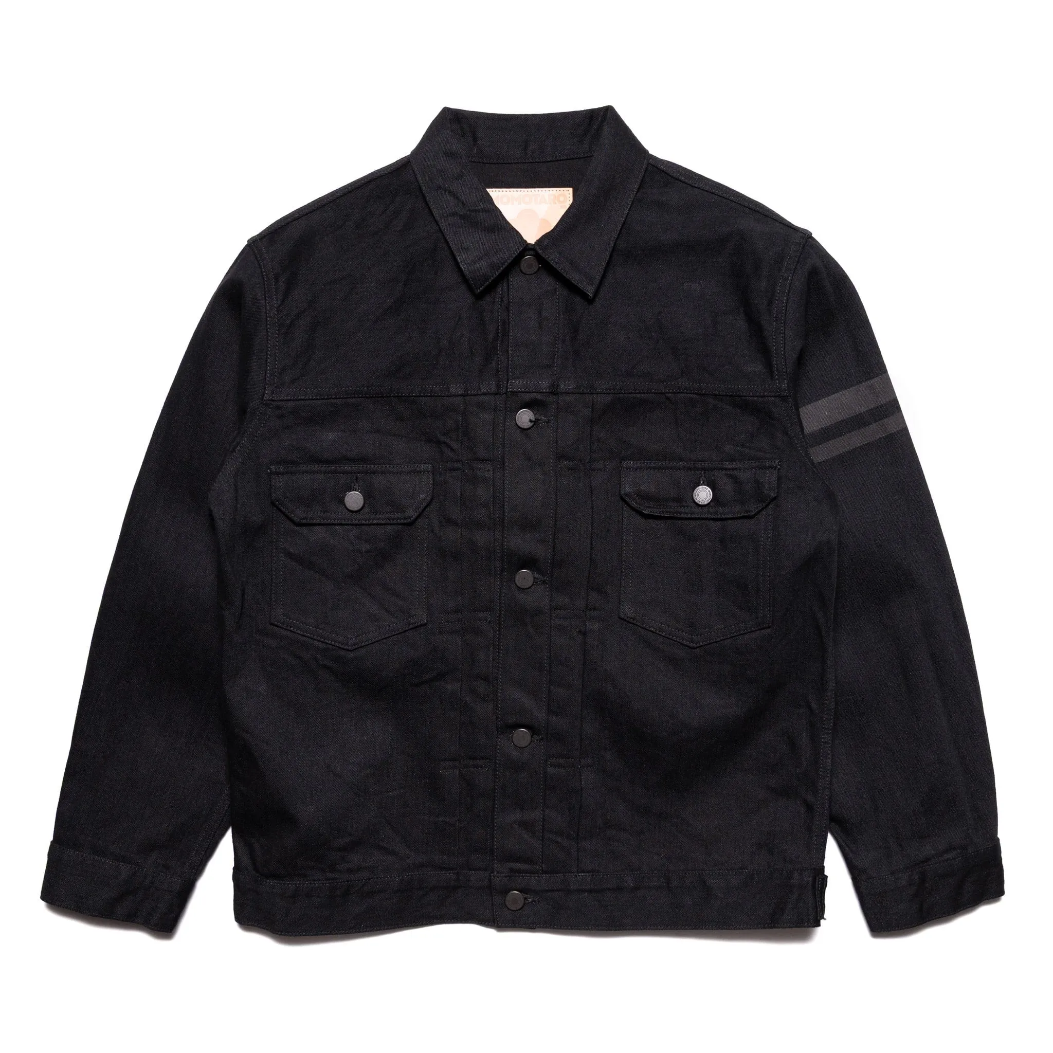 #200 Classic Denim Jacket 15.7oz Black sold by BlackBlue