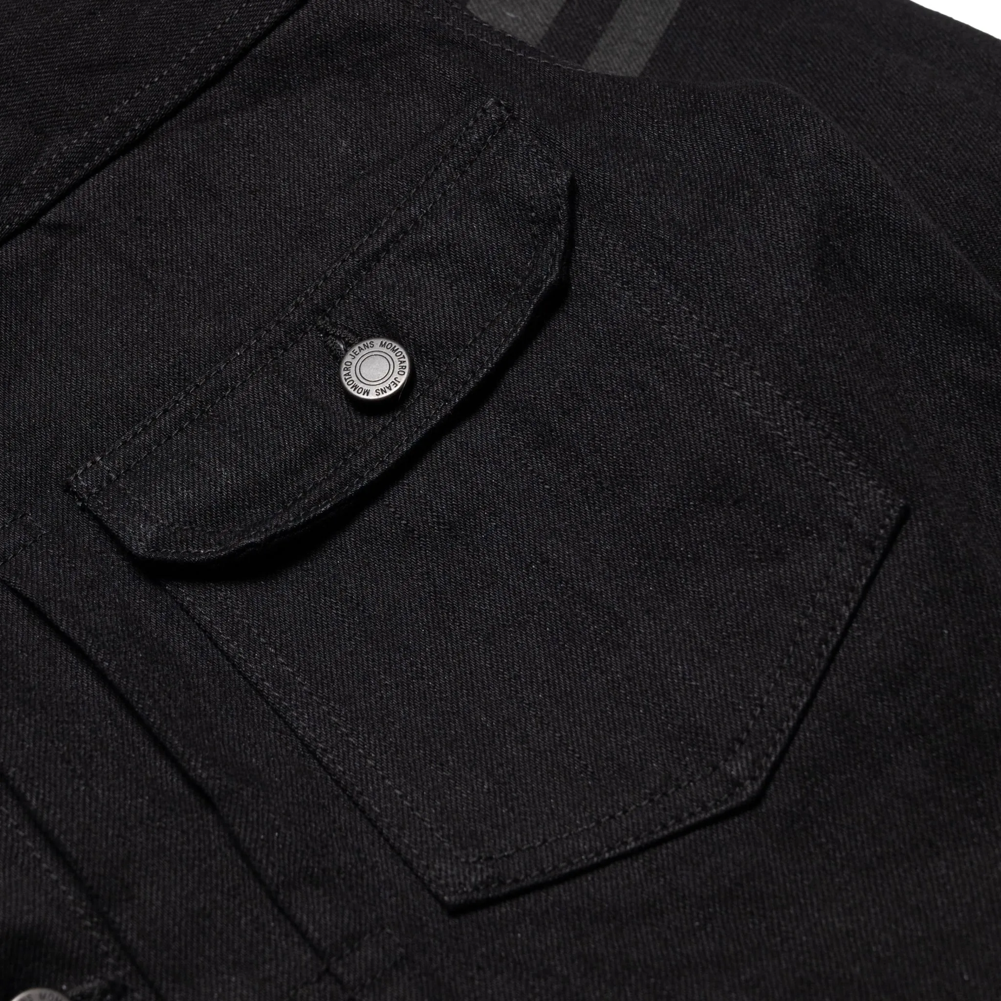#200 Classic Denim Jacket 15.7oz Black sold by BlackBlue product image thumbnail 4