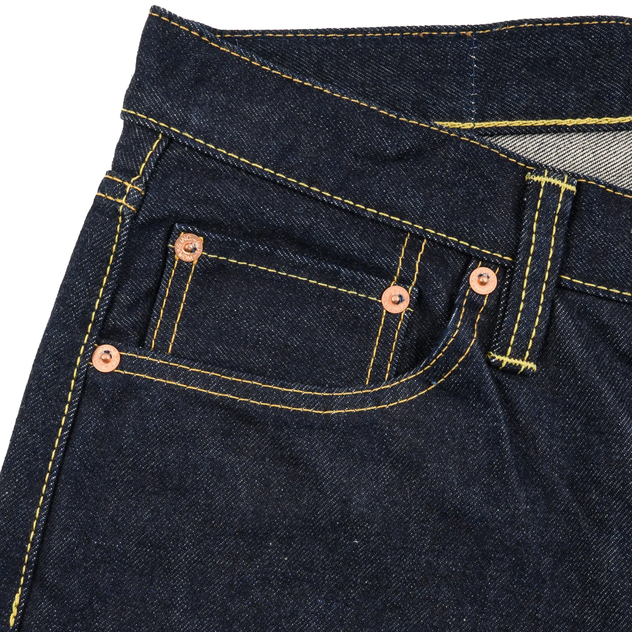 IH-555S-142 14oz Selvedge Denim Slim Cut Jeans - Indigo sold by BlackBlue product image thumbnail 5