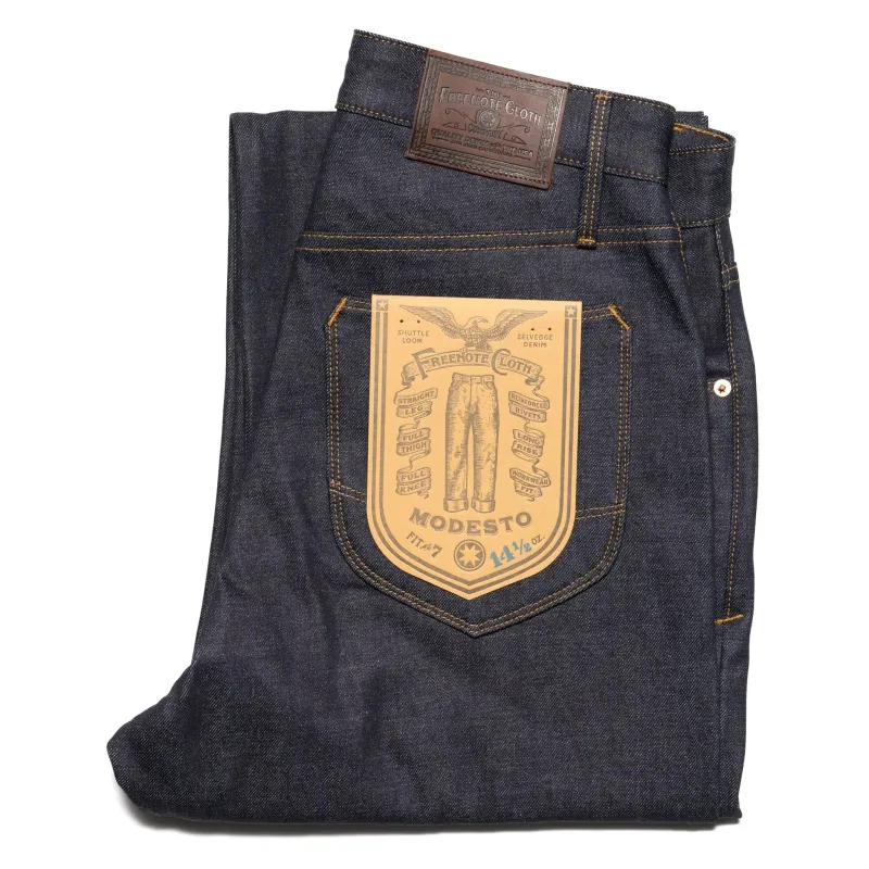 Modesto Straight Cut 14.5oz Kaihara Selvedge Denim sold by BlackBlue