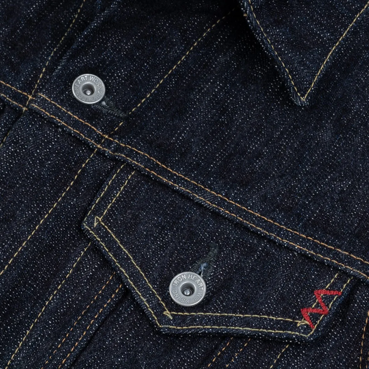 IH-526J-SLB - 16oz Slubby Selvedge Denim Type III Jacket - Indigo sold by BlackBlue product image thumbnail 4
