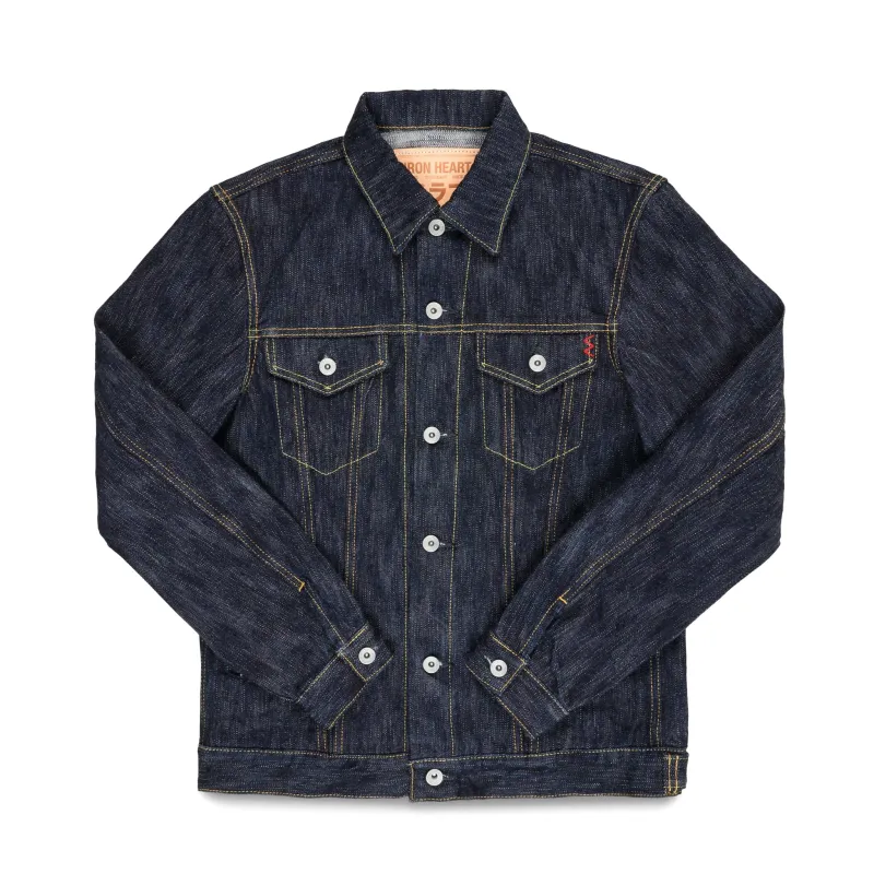 IH-526J-SLB - 16oz Slubby Selvedge Denim Type III Jacket - Indigo sold by BlackBlue