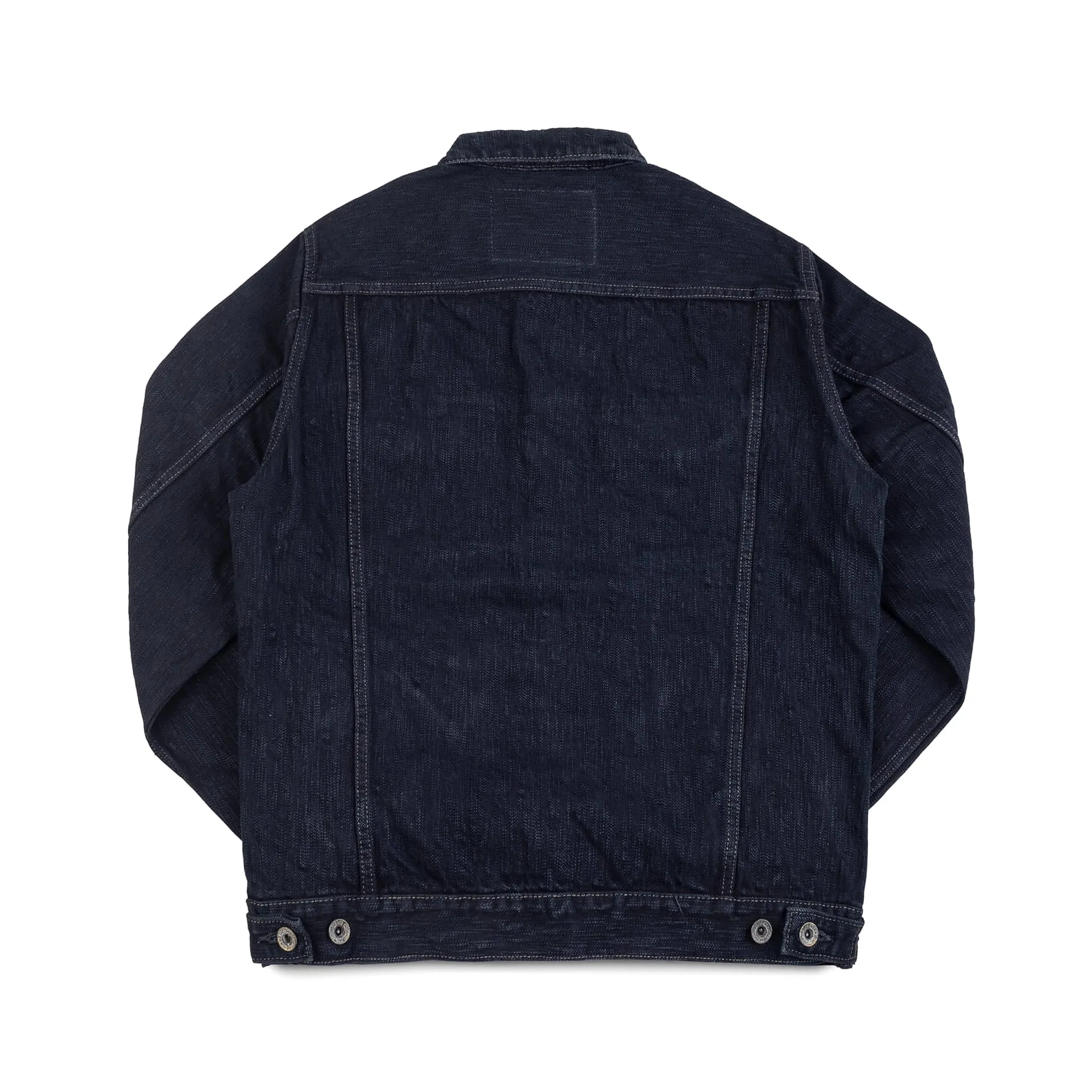 IH-526J-SLBod 16oz Slubby Selvedge Denim Type III Jacket - Indigo Overdyed Black sold by BlackBlue product image thumbnail 2