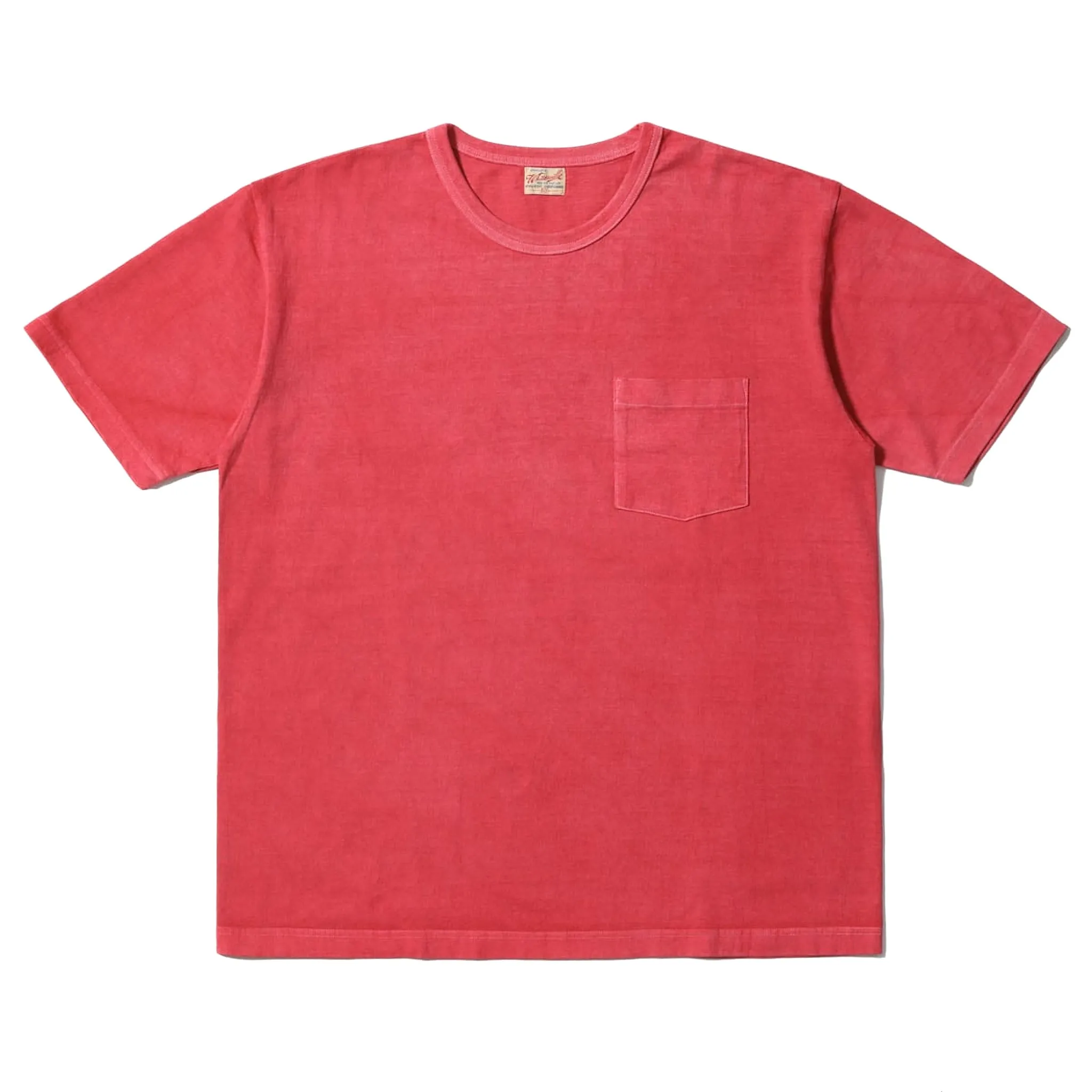 WV79531 Pigment Dyed Pocket Tee - Red sold by BlackBlue