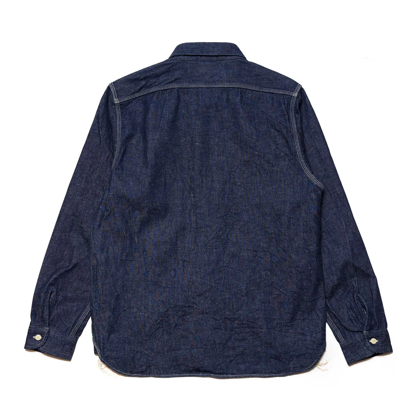 Japanese Cotton 10oz Denim Shirt - Indigo sold by BlackBlue product image thumbnail 2