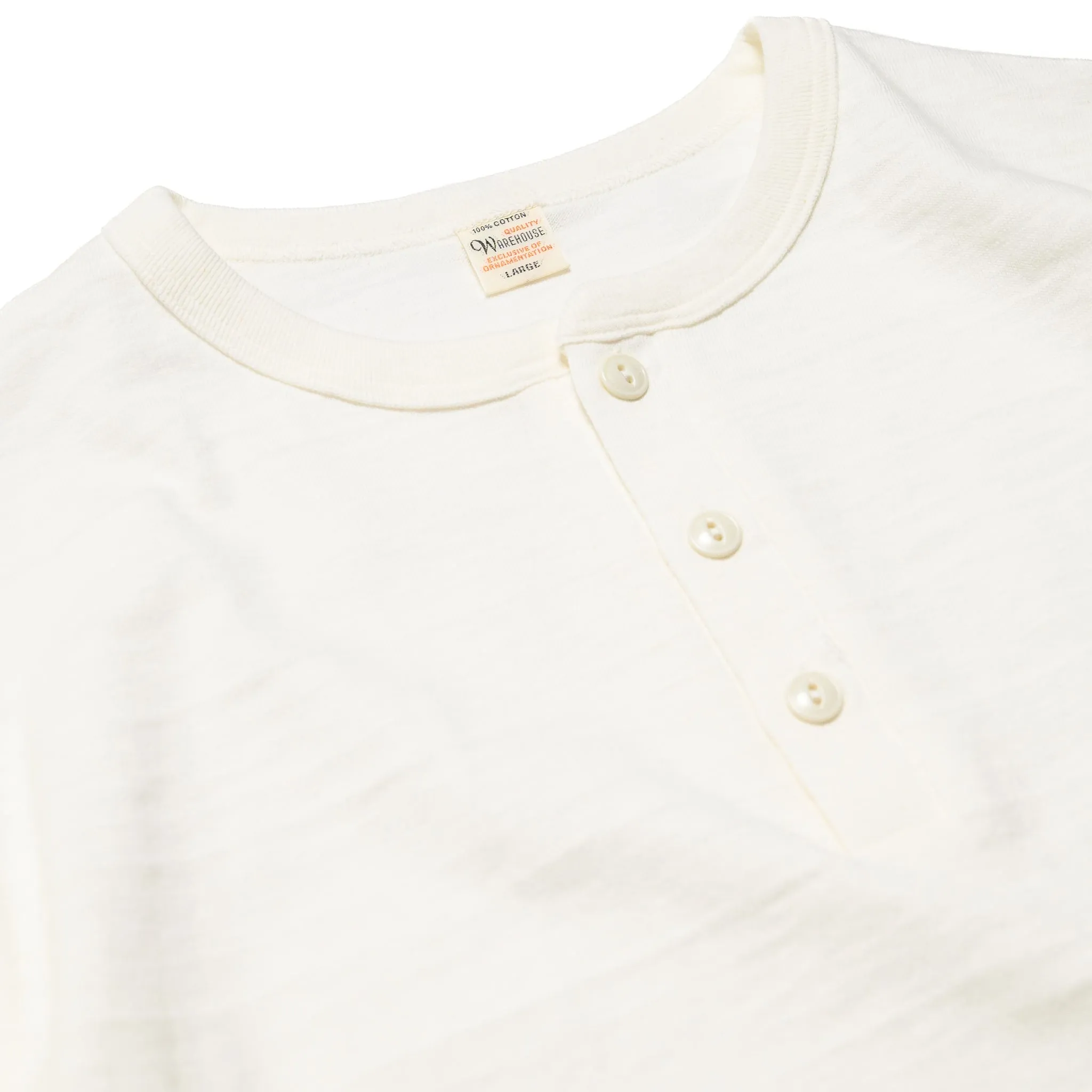 5907 Long Sleeve Henley - Off White sold by BlackBlue product image thumbnail 2