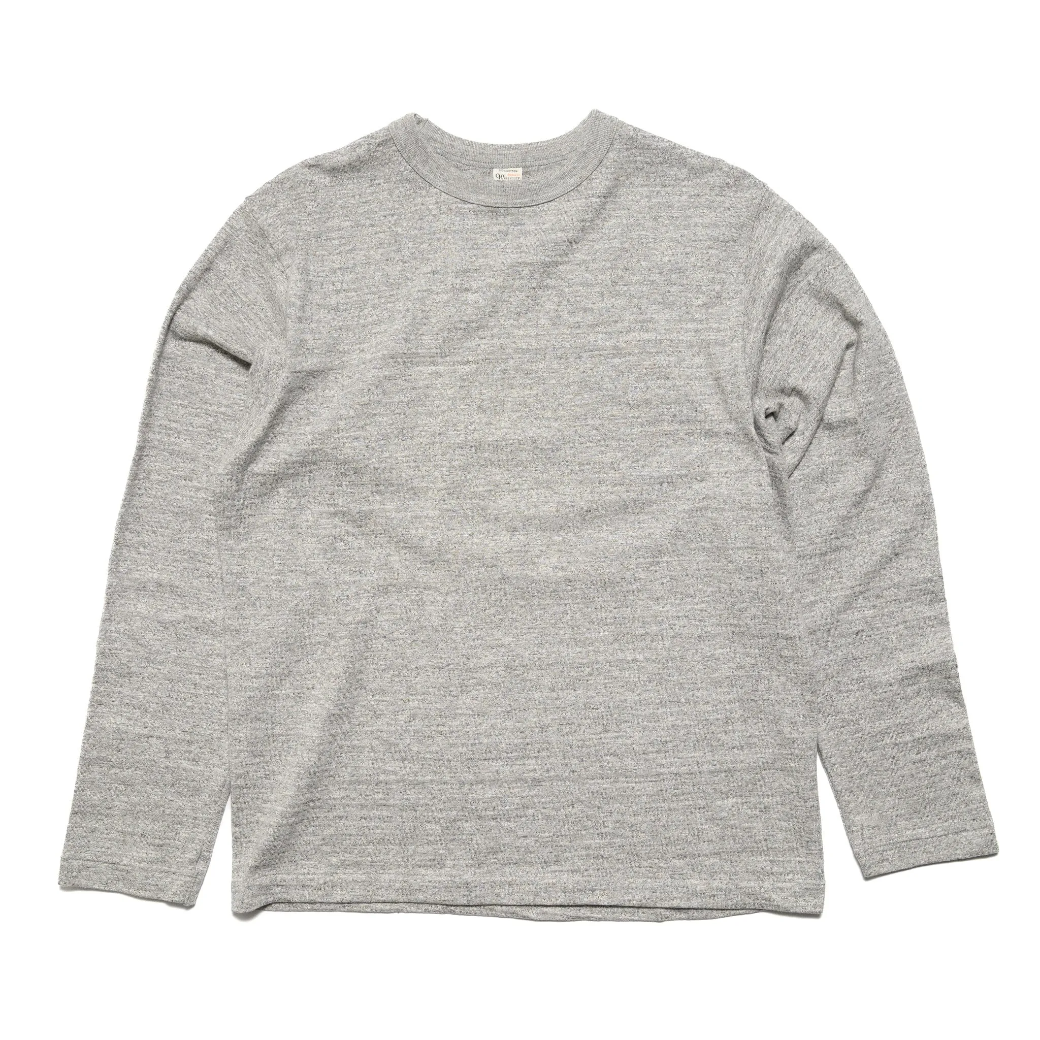 5906 Long Sleeve Crew Neck - Heather Grey sold by BlackBlue