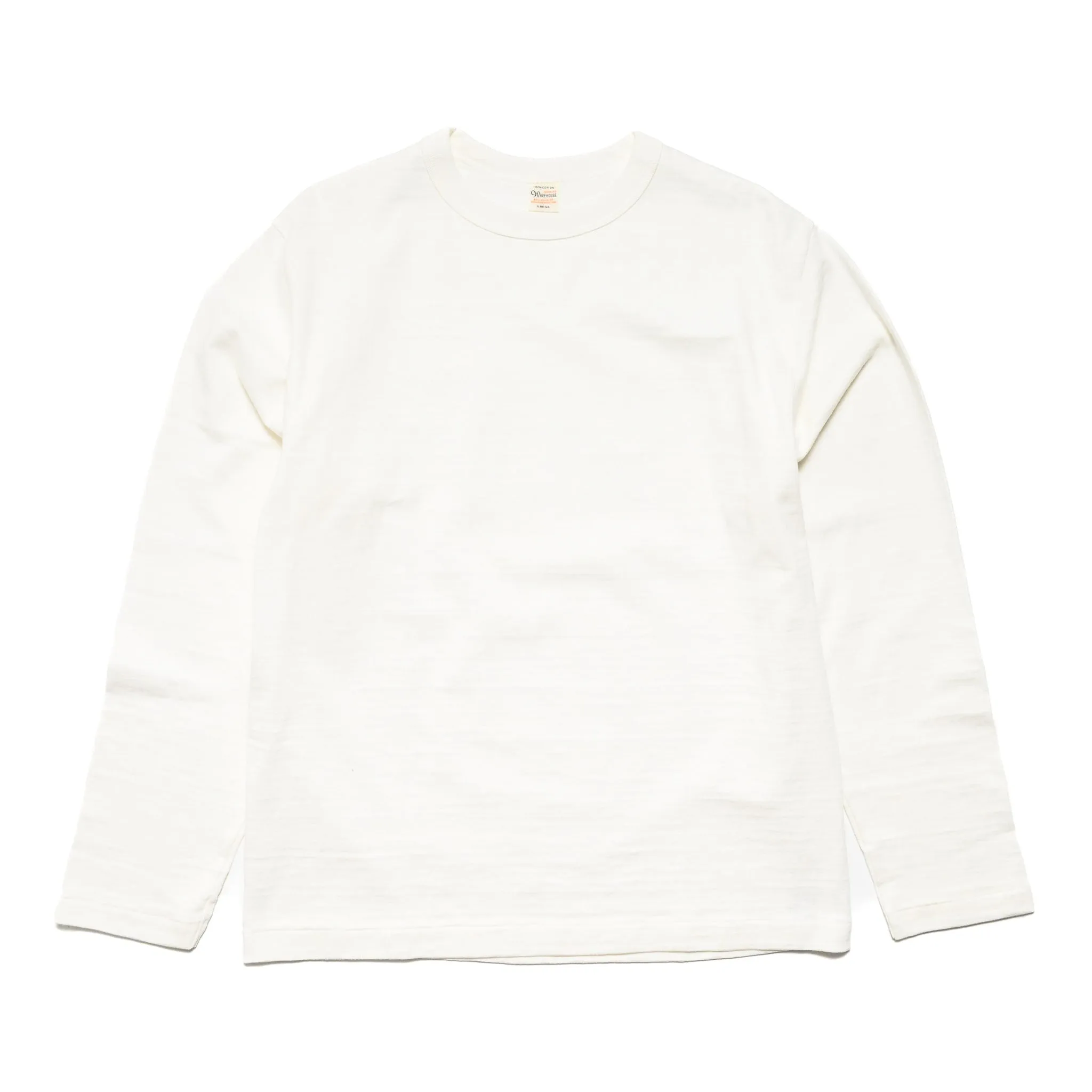 5906 Long Sleeve Crew Neck - Off White sold by BlackBlue