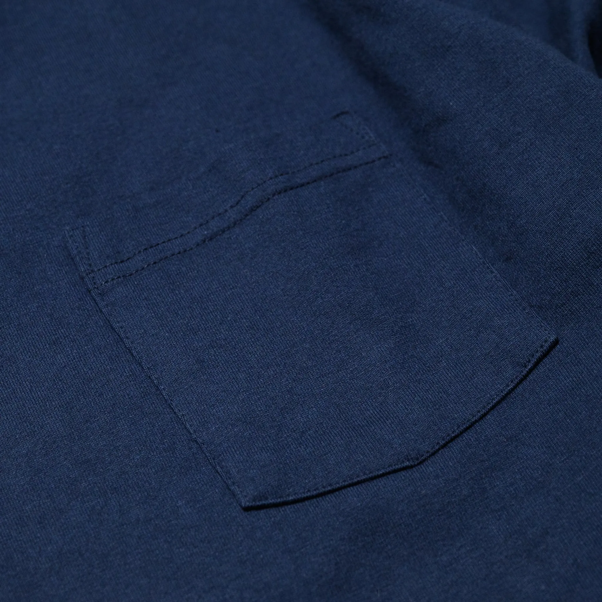 WV68849 Heavyweight Long Sleeve Pocket T-Shirt Navy sold by BlackBlue product image thumbnail 3