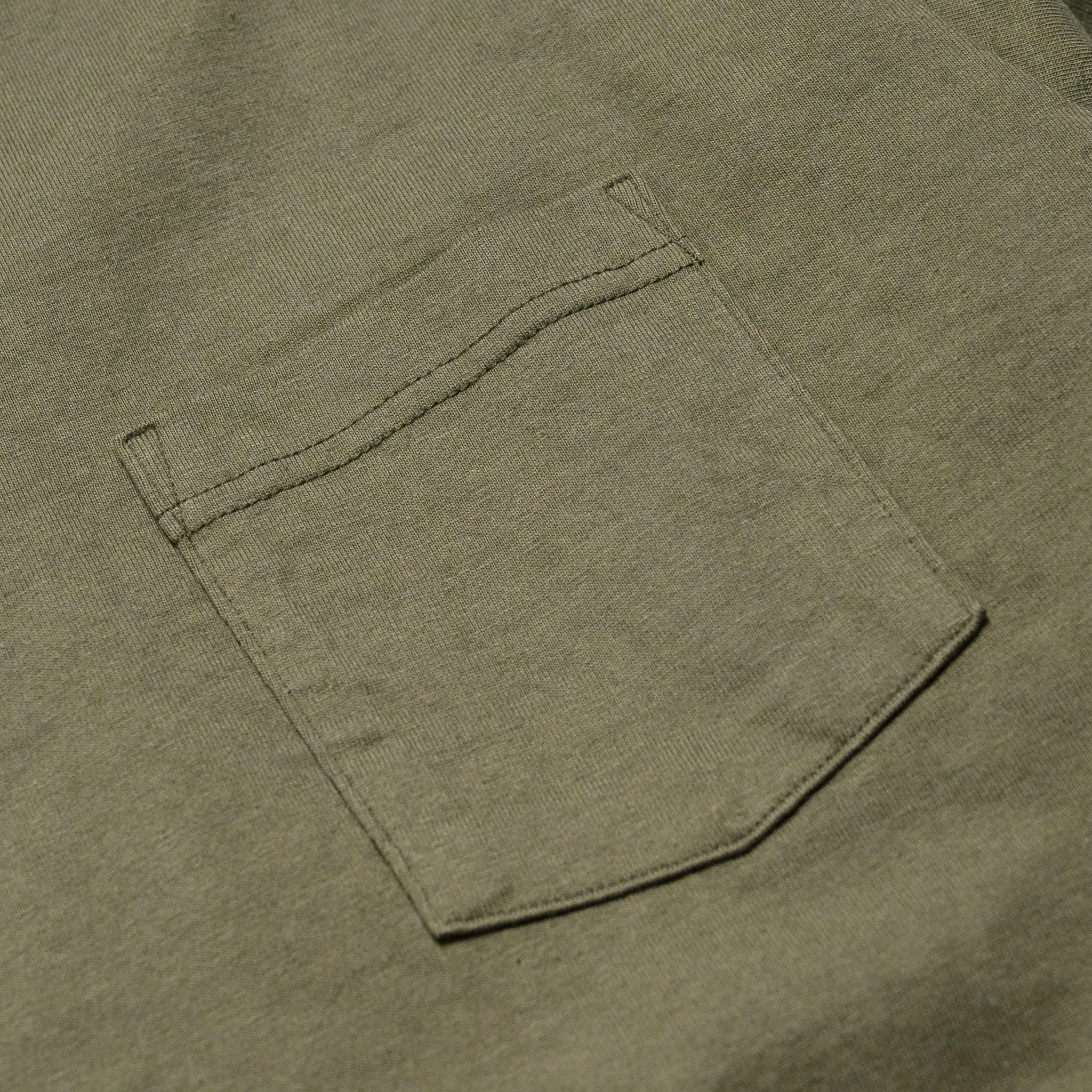 WV68849 Heavyweight Long Sleeve Pocket T-Shirt Olive sold by BlackBlue product image thumbnail 3