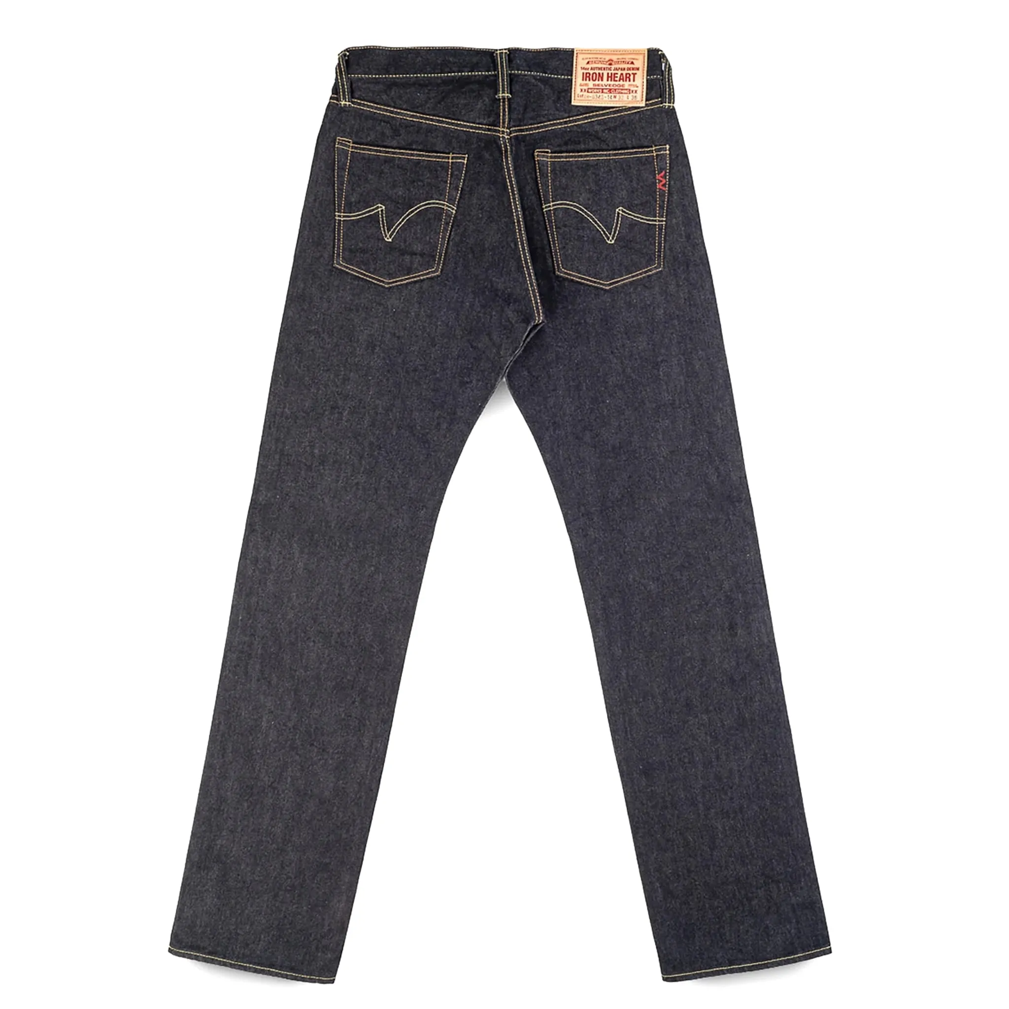 IH-634S-142 14oz Selvedge Denim Straight Cut Jeans - Indigo sold by BlackBlue product image thumbnail 3