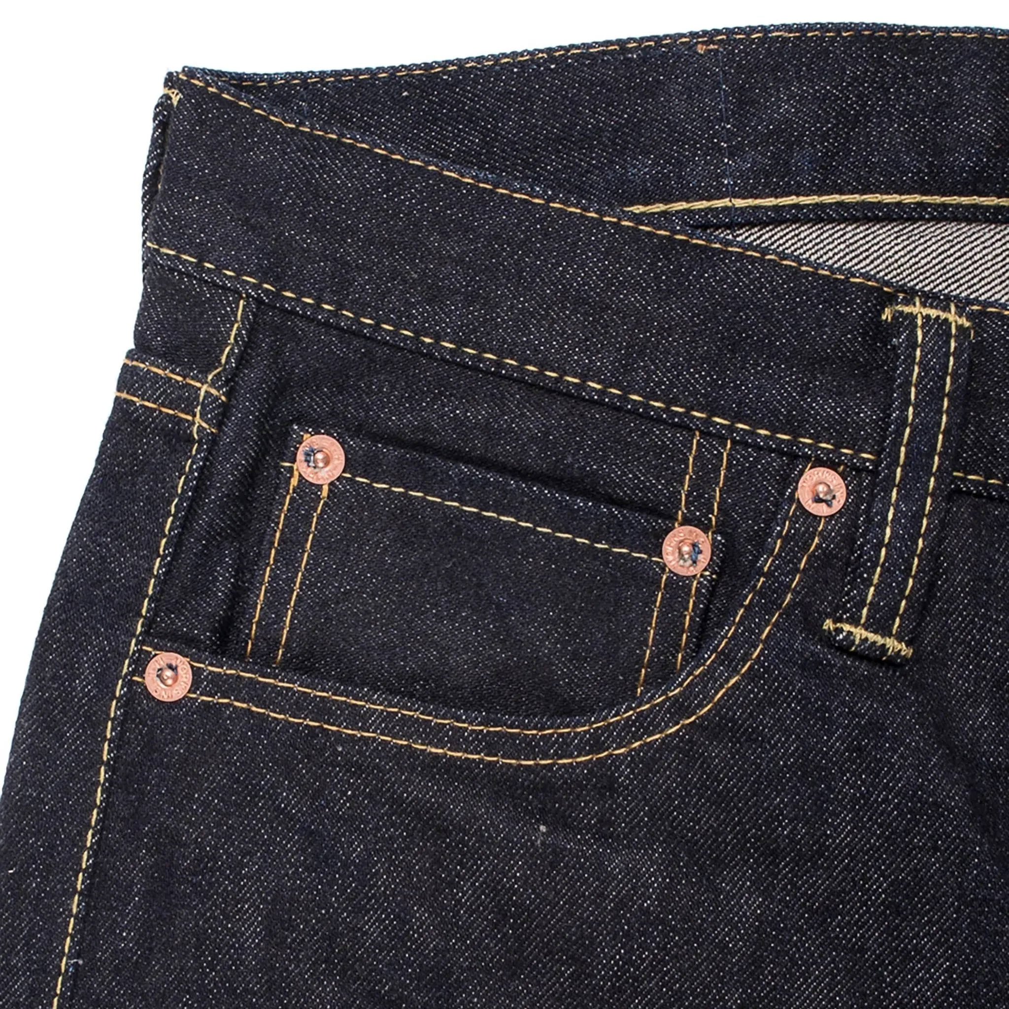 IH-634S-142 14oz Selvedge Denim Straight Cut Jeans - Indigo sold by BlackBlue product image thumbnail 4