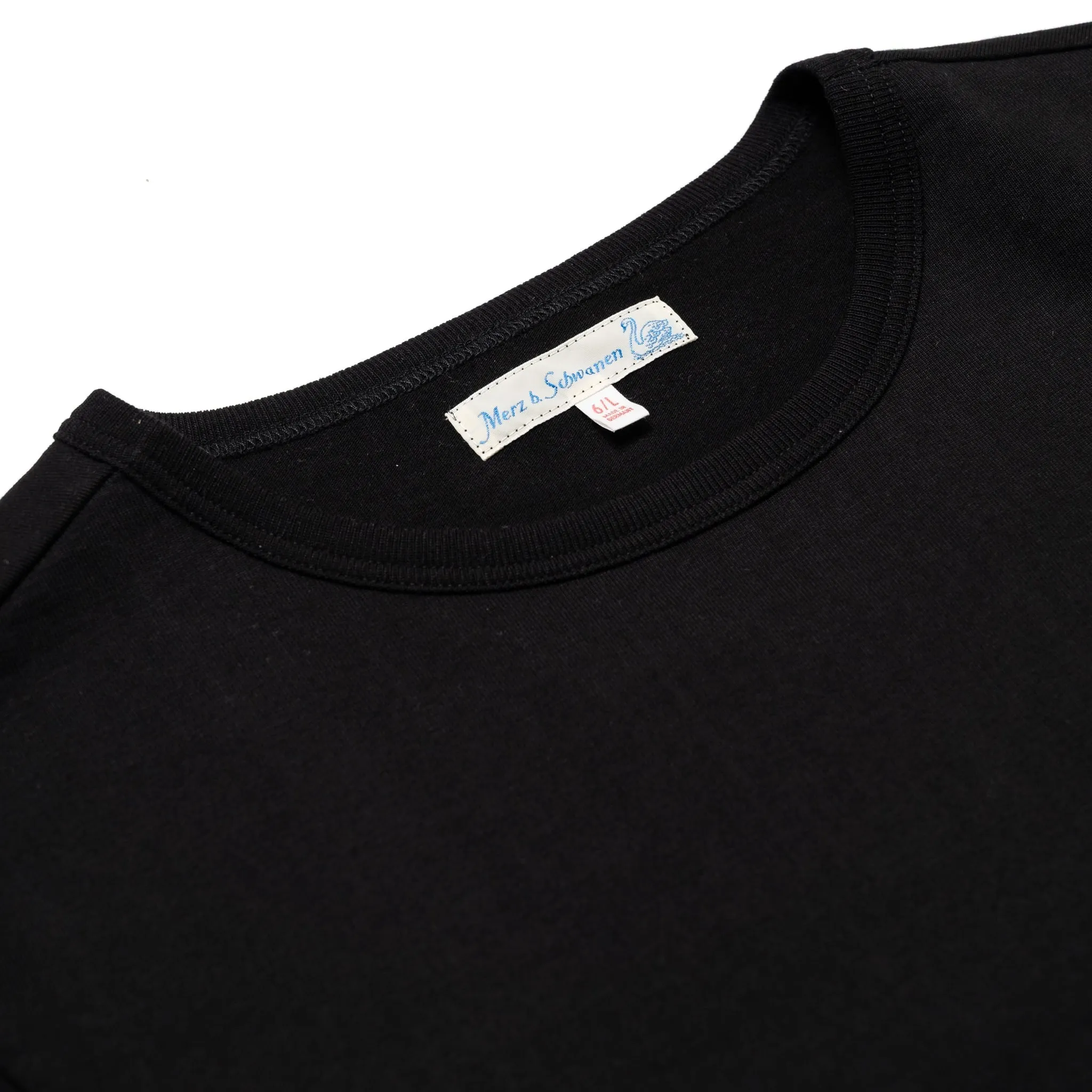 215.99 Classic Fit 7.2oz Loopwheeled T-shirt - Black sold by BlackBlue product image thumbnail 4