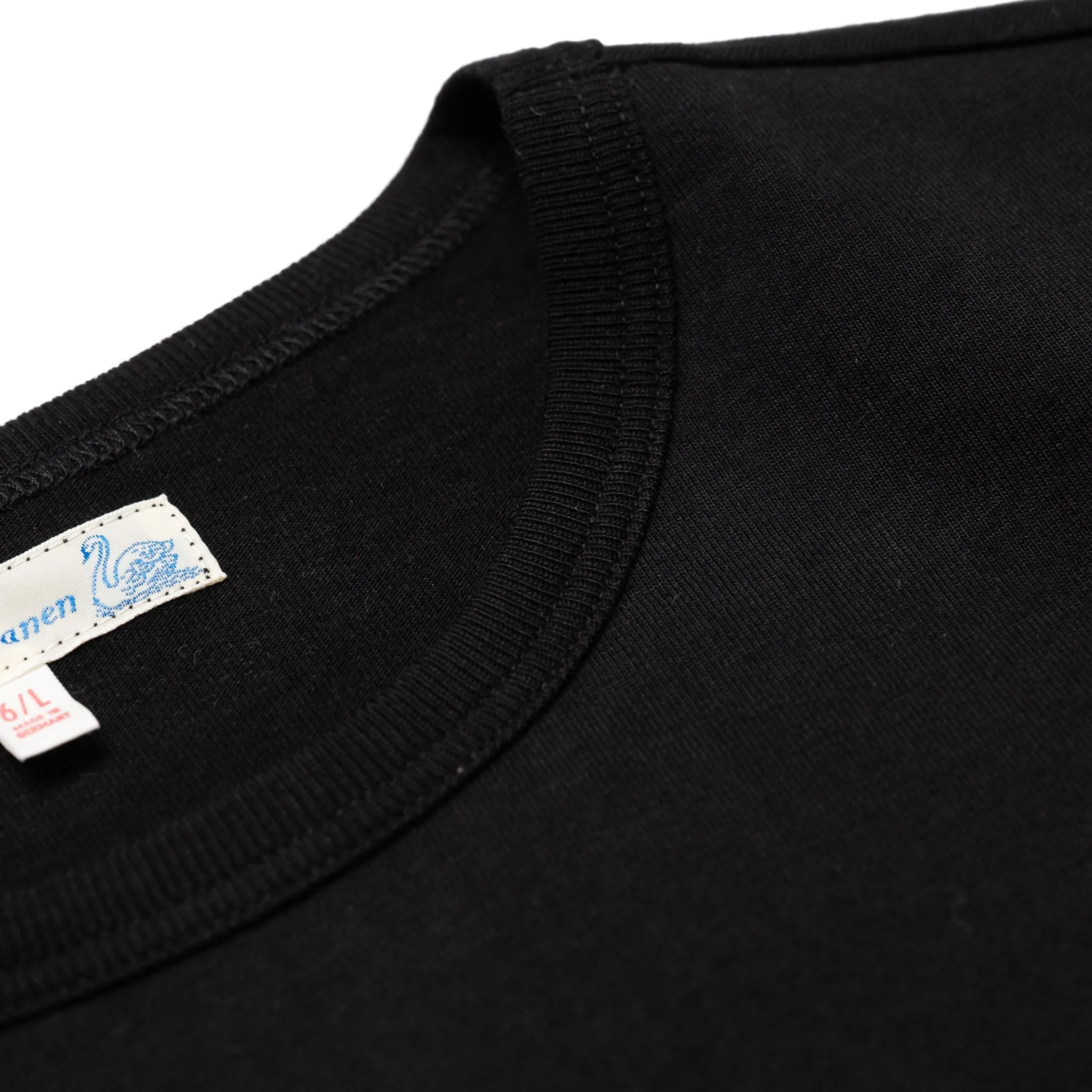 215.99 Classic Fit 7.2oz Loopwheeled T-shirt - Black sold by BlackBlue product image thumbnail 5