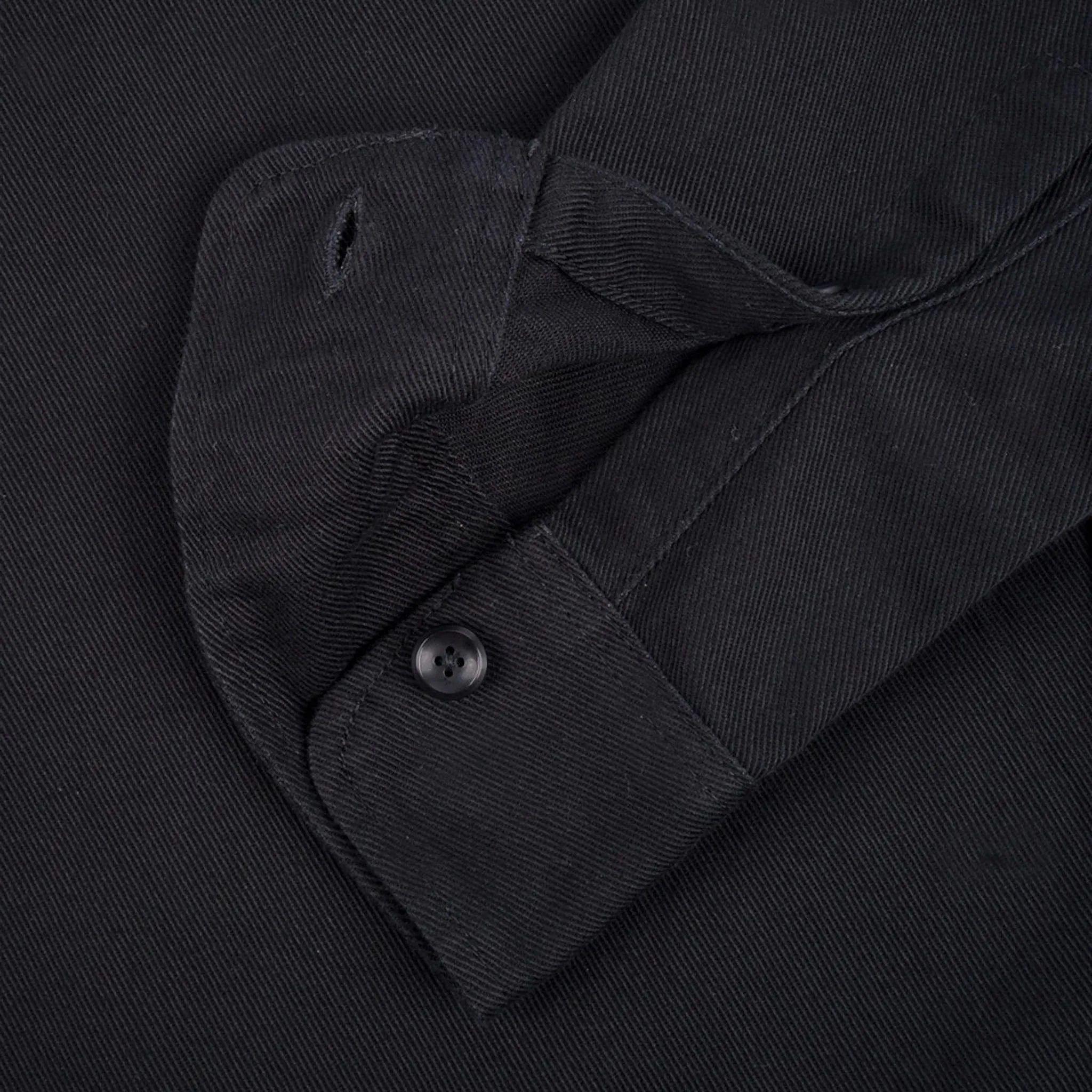 IHSH-414-BLK 9oz Cotton Linen Work Shirt - Black sold by BlackBlue product image thumbnail 5