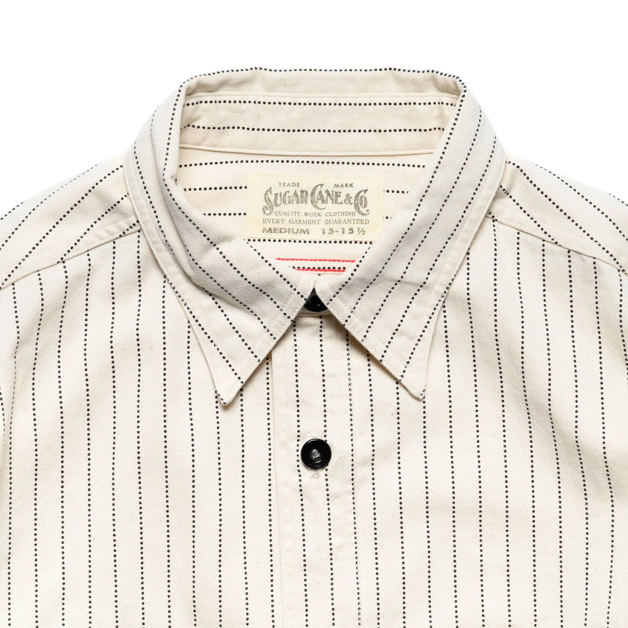 Fiction Romance SC27076 8.5oz White Wabash Stripe Work Shirt sold by BlackBlue product image thumbnail 3