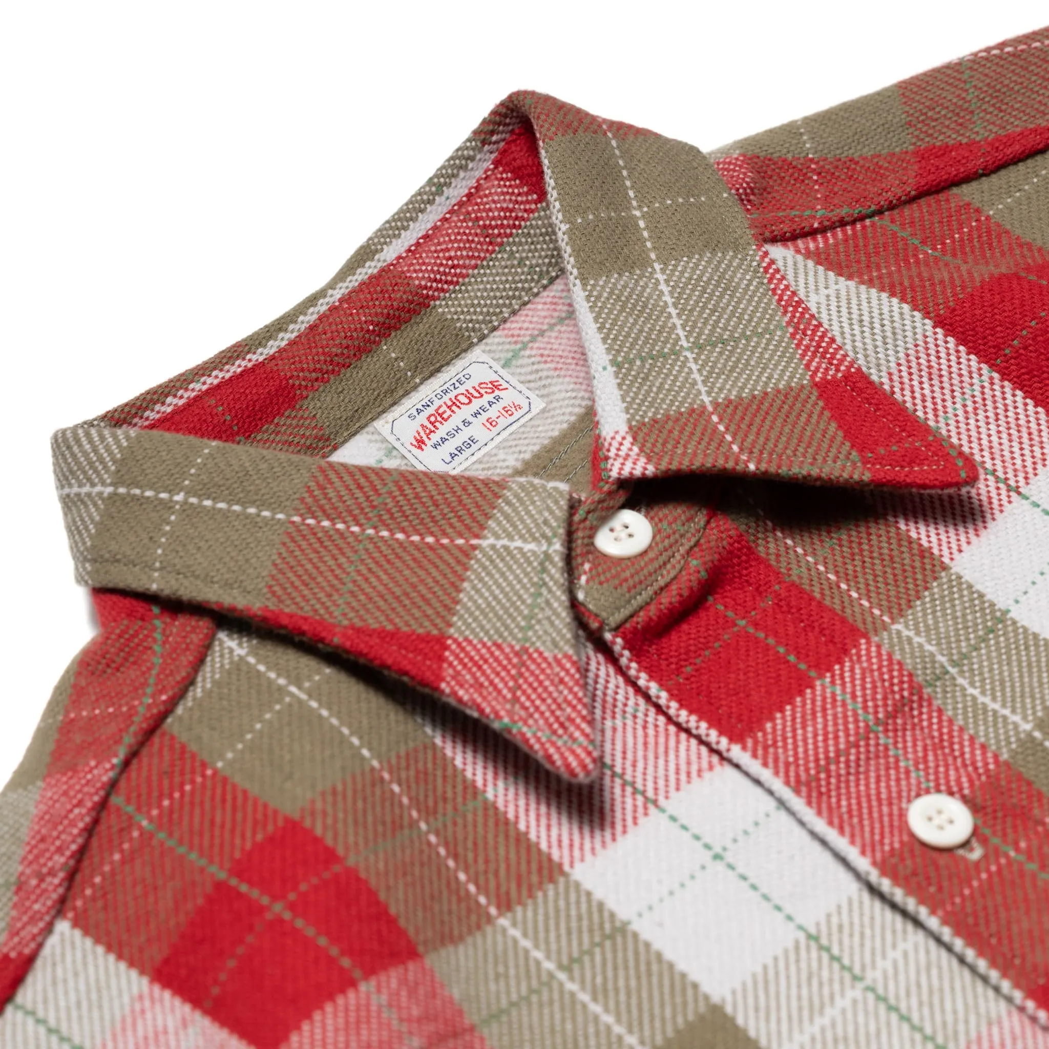 3104-N "E Pattern" Flannel Shirt - Red sold by BlackBlue product image thumbnail 3