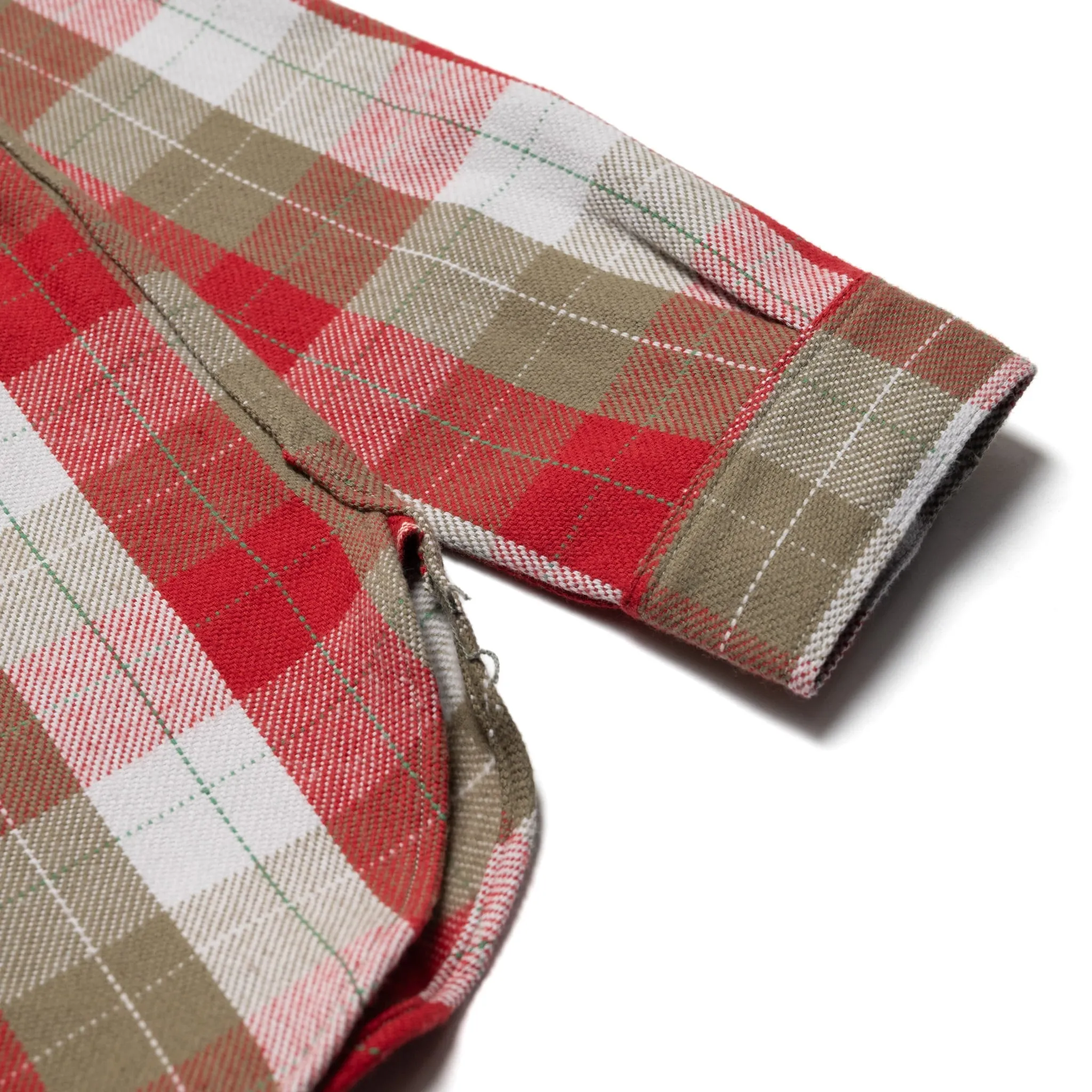 3104-N "E Pattern" Flannel Shirt - Red sold by BlackBlue product image thumbnail 5