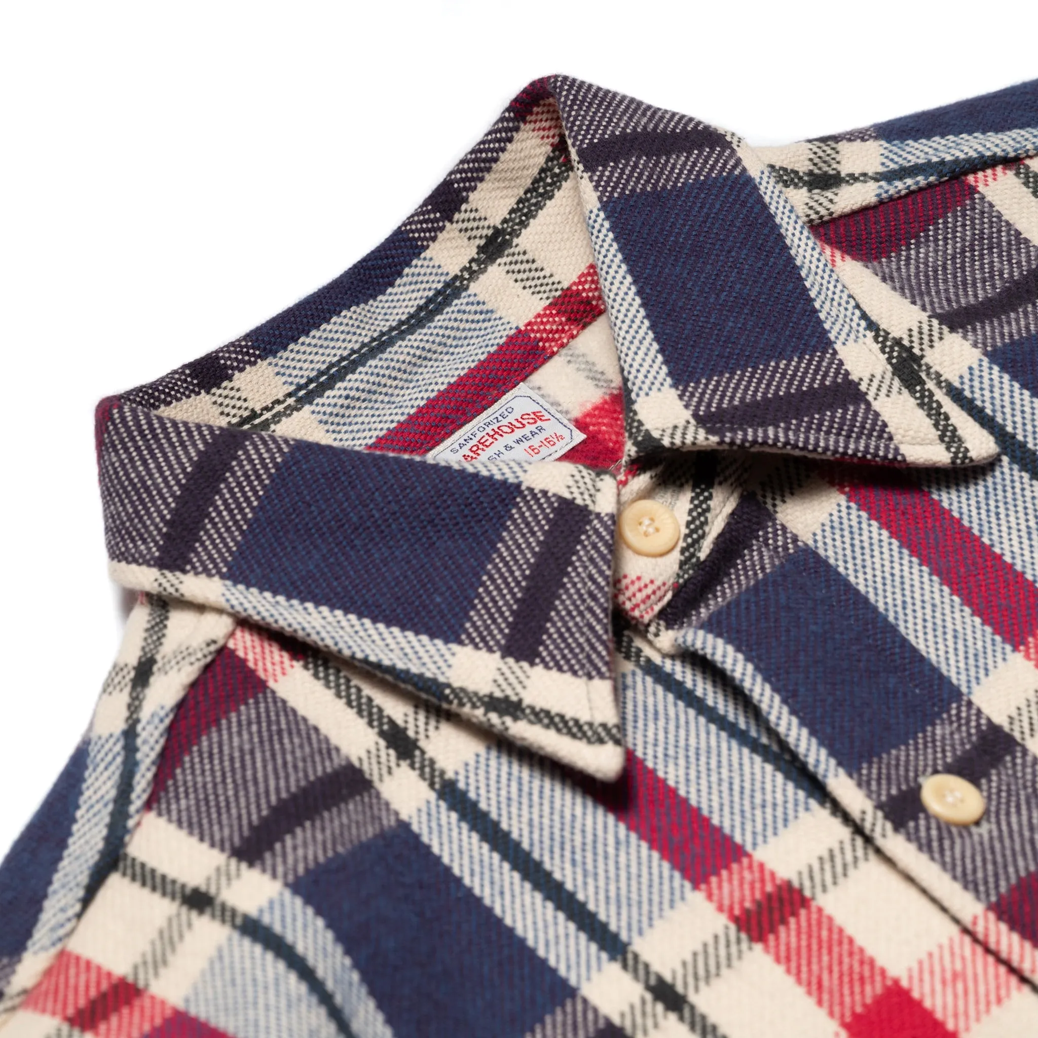3104-N "D Pattern" Flannel Shirt - Blue sold by BlackBlue product image thumbnail 3