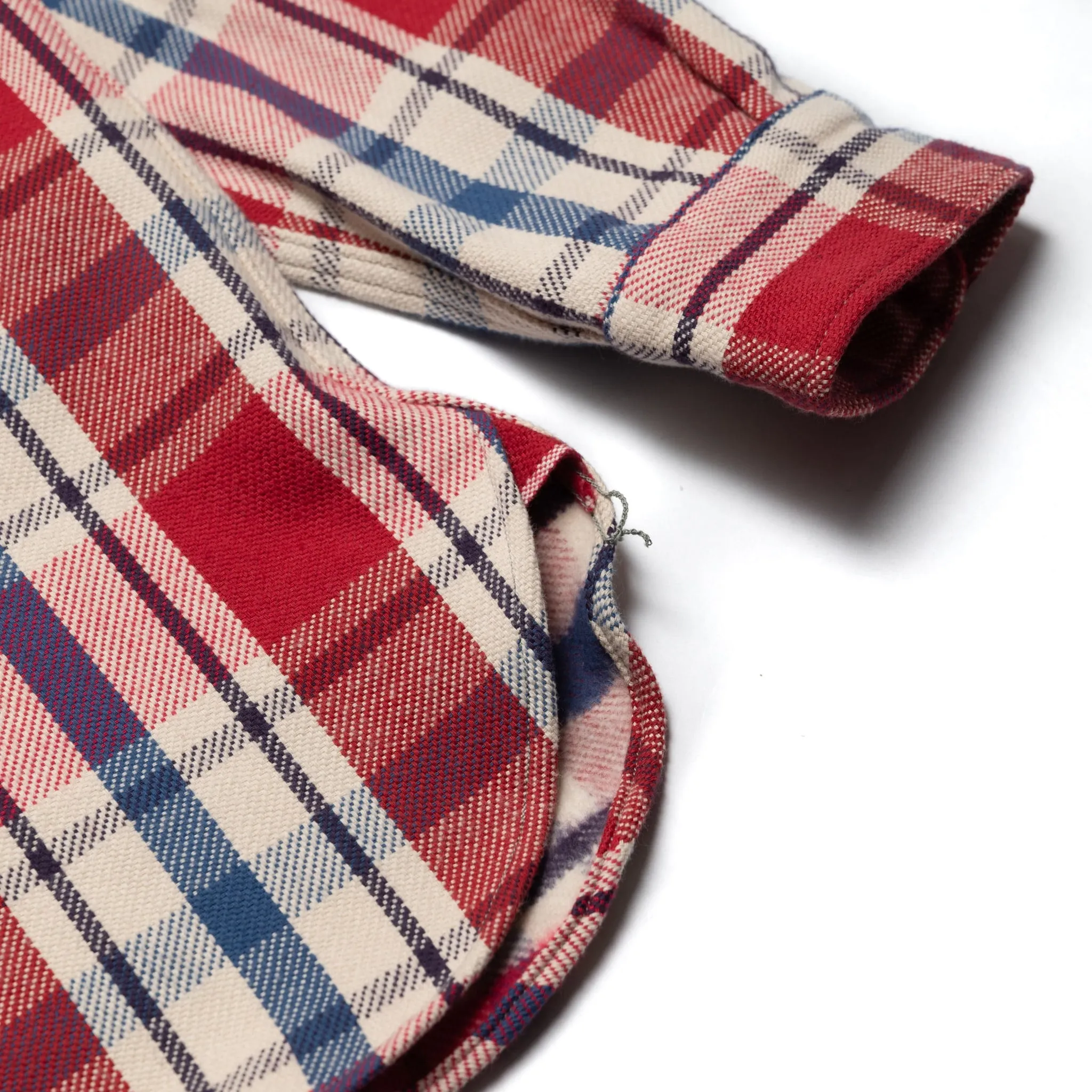 3104-N "D Pattern" Flannel Shirt - Red sold by BlackBlue product image thumbnail 5