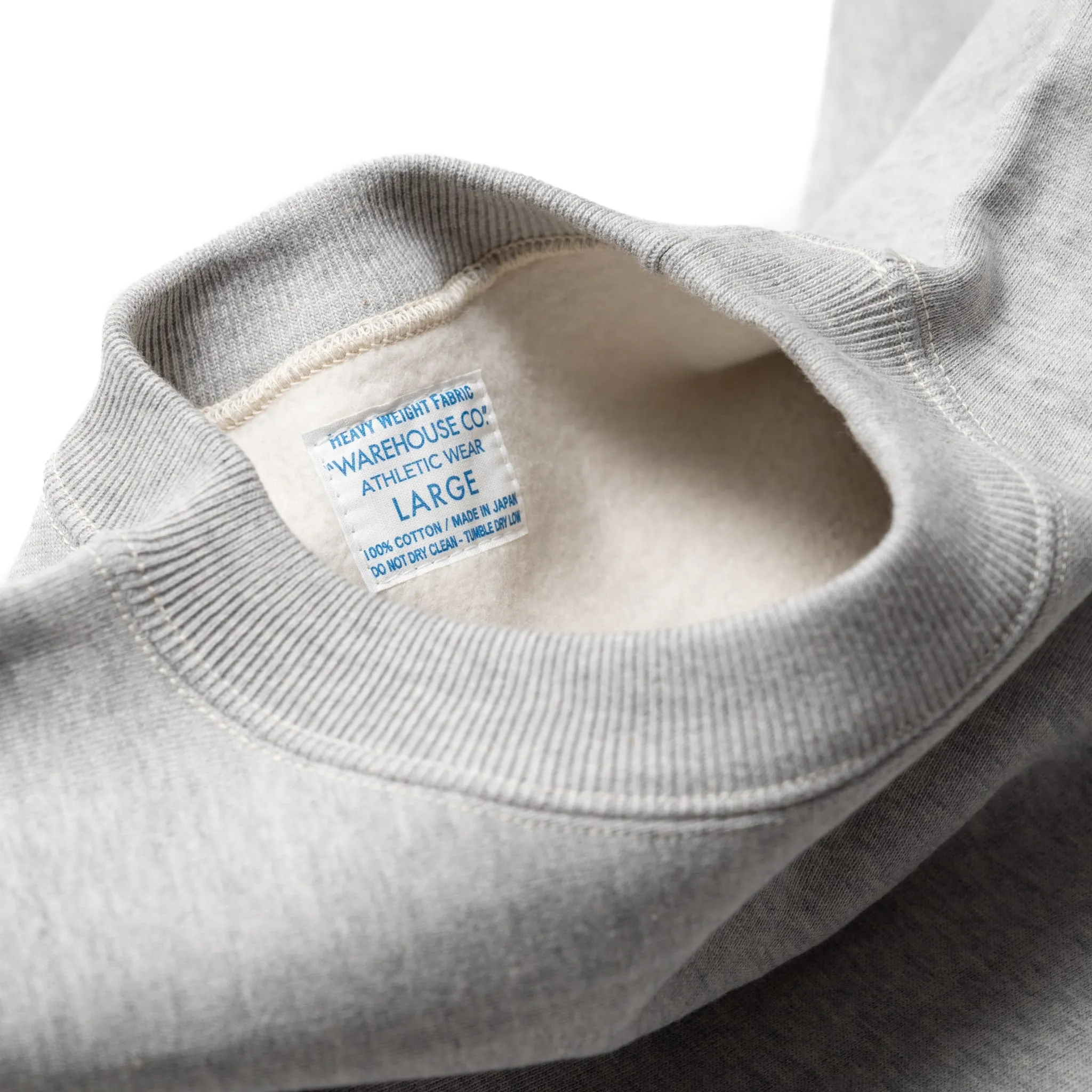 483 Reverse Weave Loopwheel Sweatshirt - Heather Grey sold by BlackBlue product image thumbnail 3