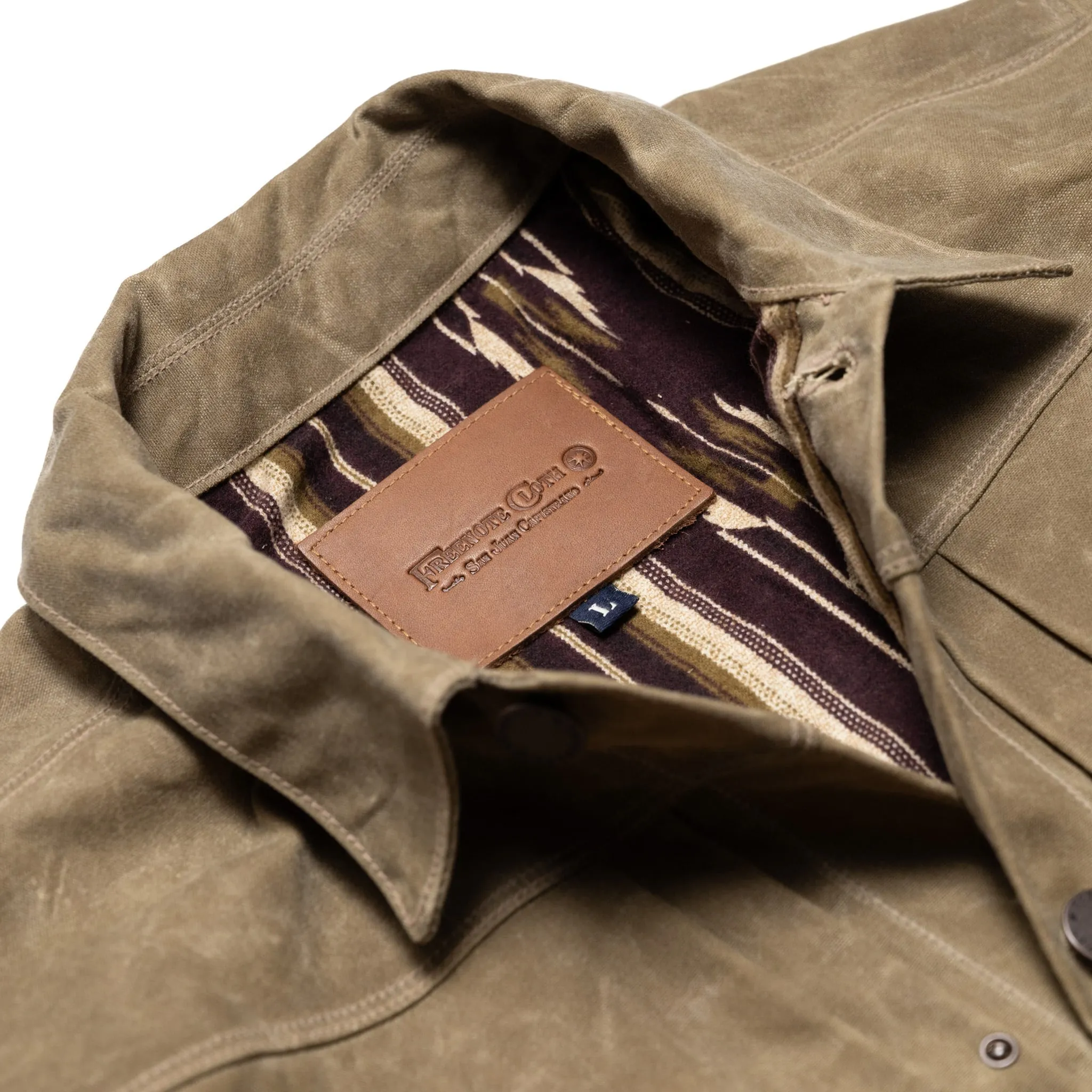 RJ-1 Riders Jacket - Waxed Canvas - Tobacco (Purple Lining) sold by BlackBlue product image thumbnail 3