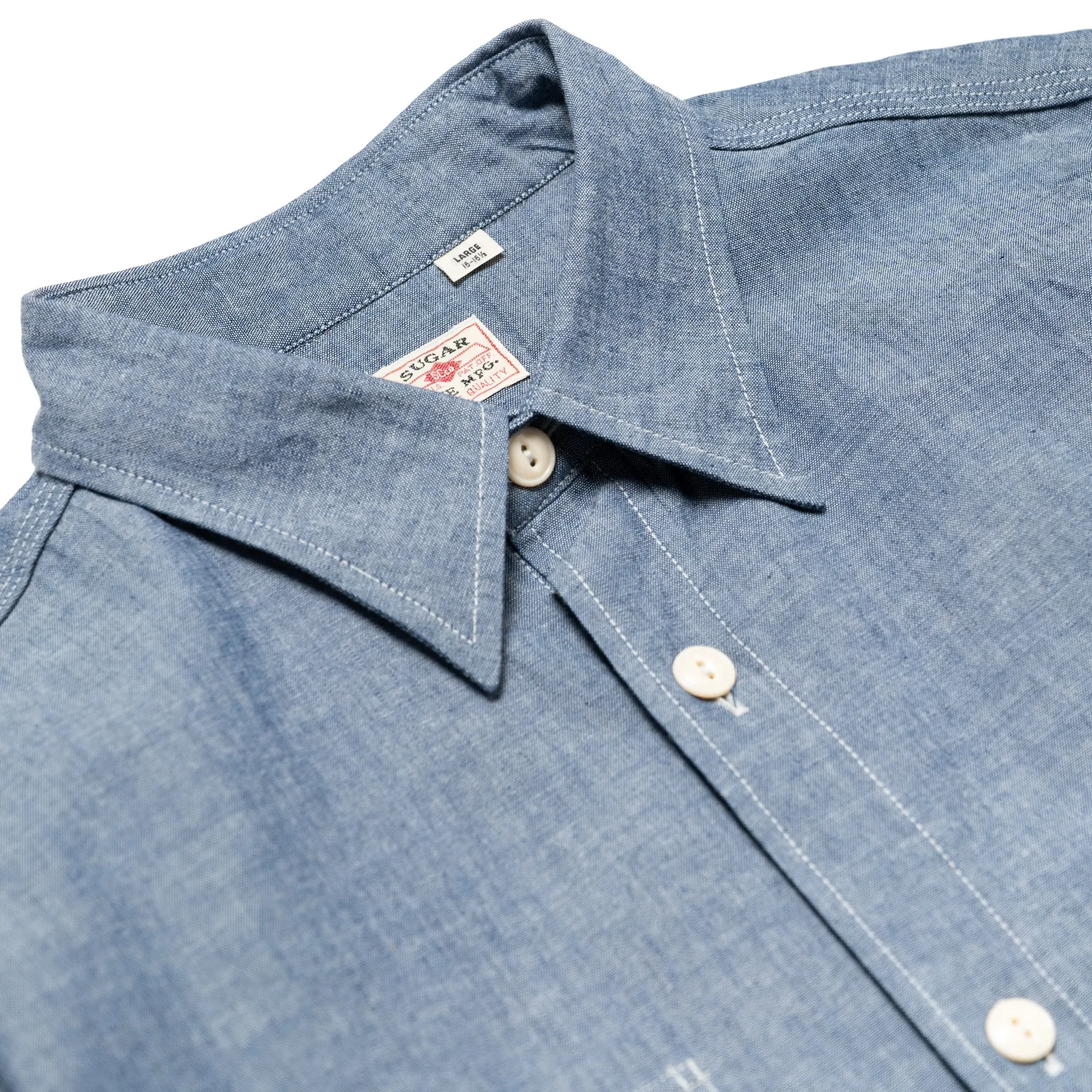 SC27850 Chambray Work Shirt - Blue sold by BlackBlue product image thumbnail 2