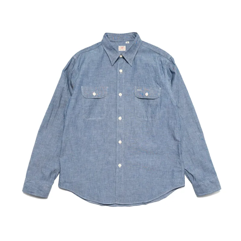 SC27850 Chambray Work Shirt - Blue sold by BlackBlue