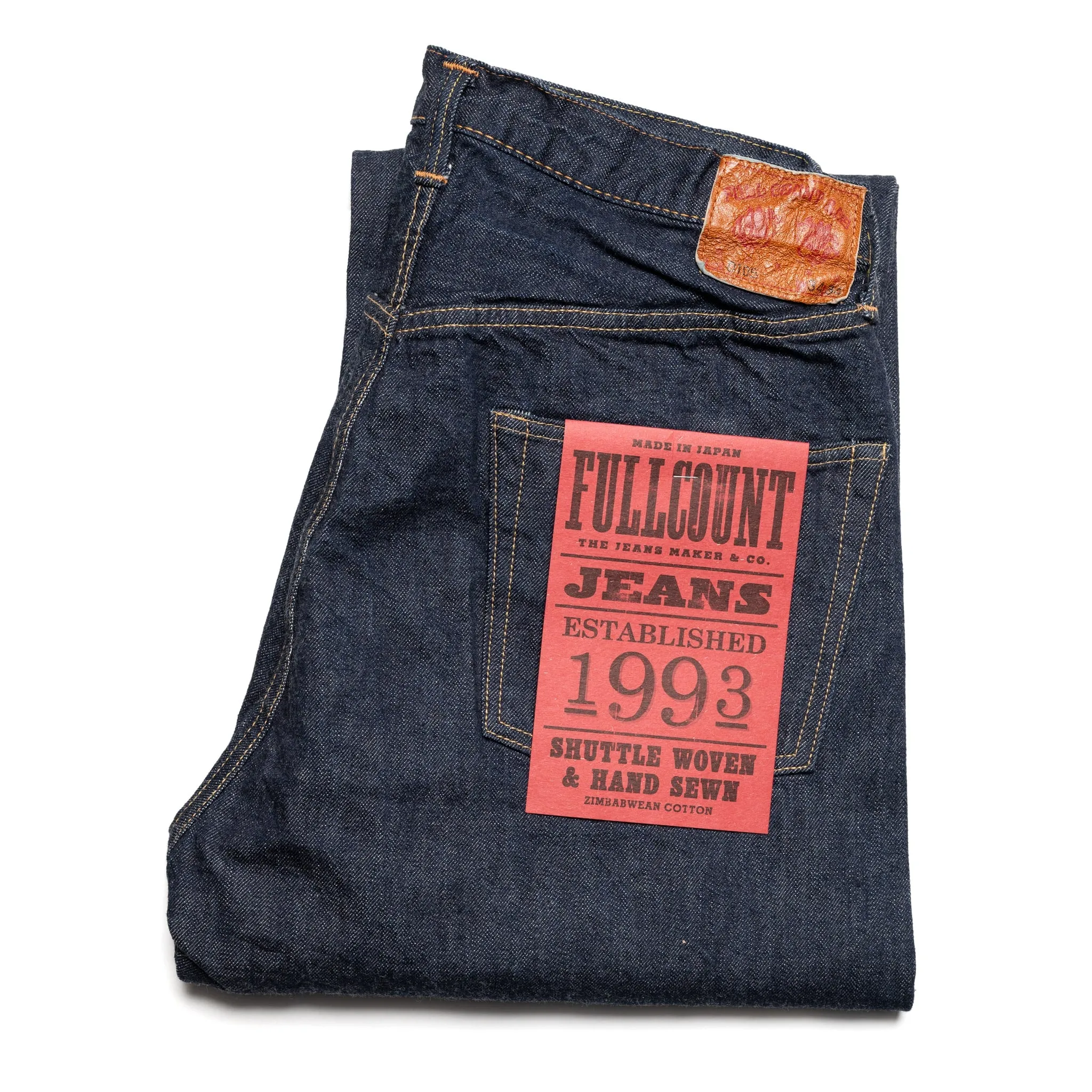 0105W Wide Straight 13.7oz Selvedge Denim sold by BlackBlue