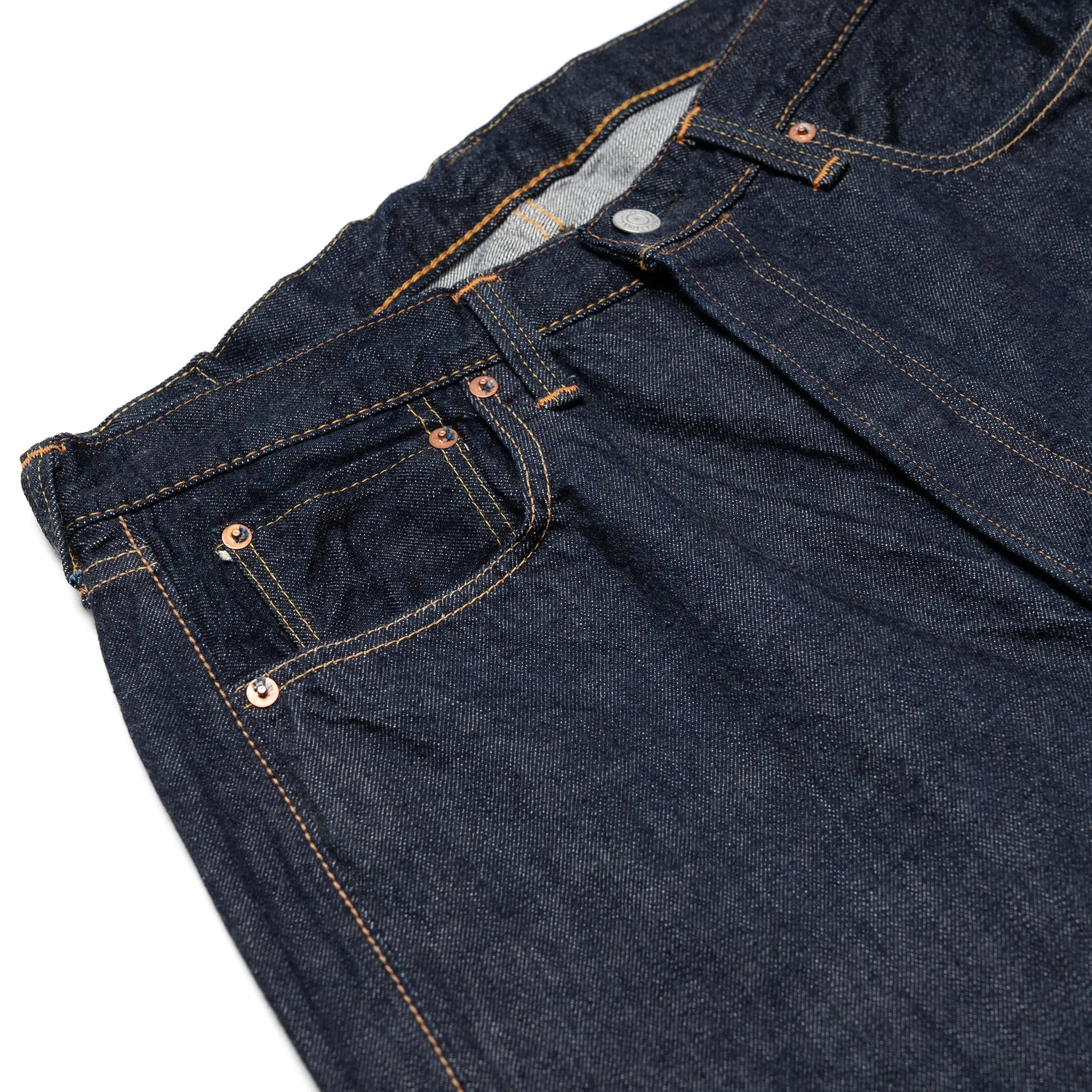 0105W Wide Straight 13.7oz Selvedge Denim sold by BlackBlue product image thumbnail 5