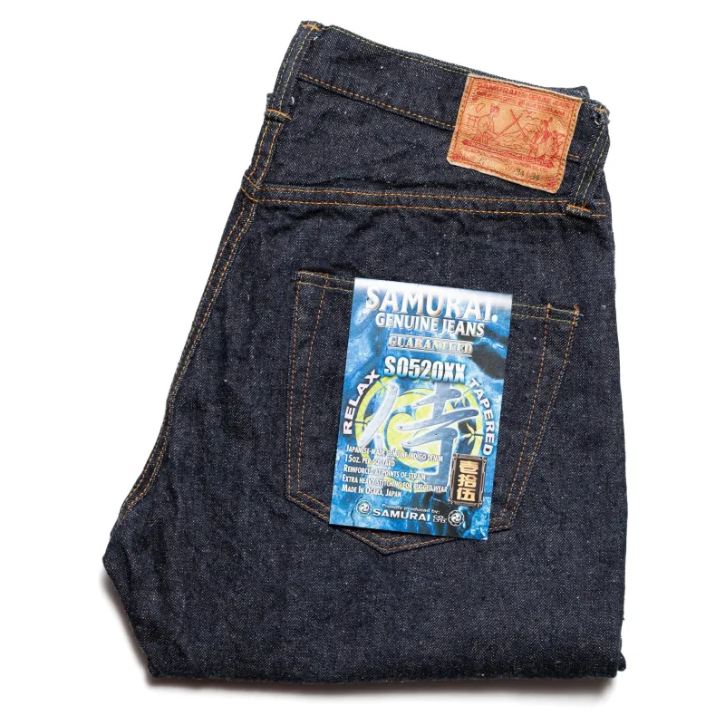 S0520XX 15oz "Otokogi" Selvedge Denim Mid-Rise Relax Tapered made by BlackBlue