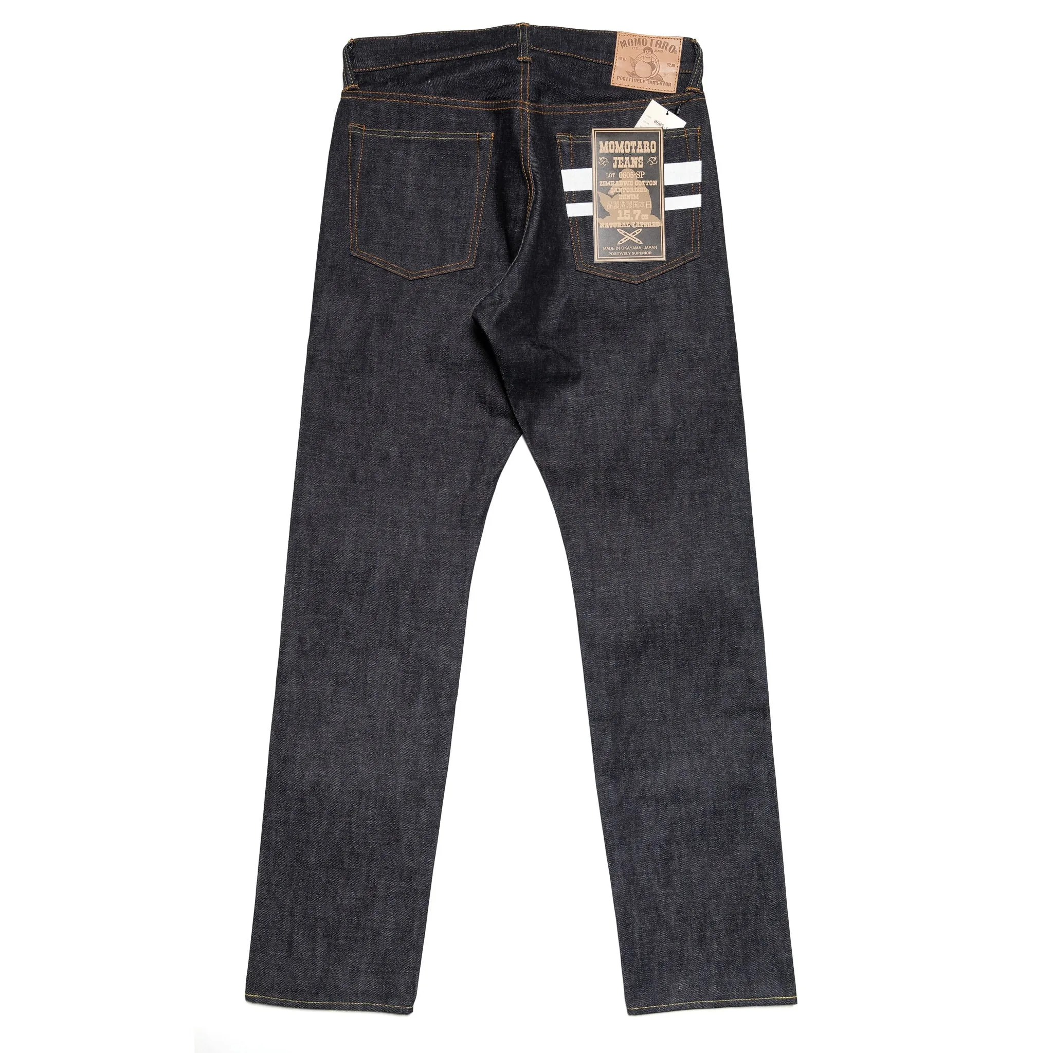 0605-SP 15.7 oz Zimbabwe Cotton GTB Natural Tapered - Indigo sold by BlackBlue product image thumbnail 3