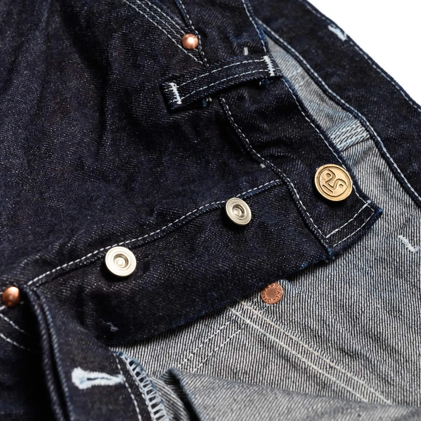 130 - Tapered Jeans - 16oz Selvedge Denim - Rinsed sold by BlackBlue product image thumbnail 5