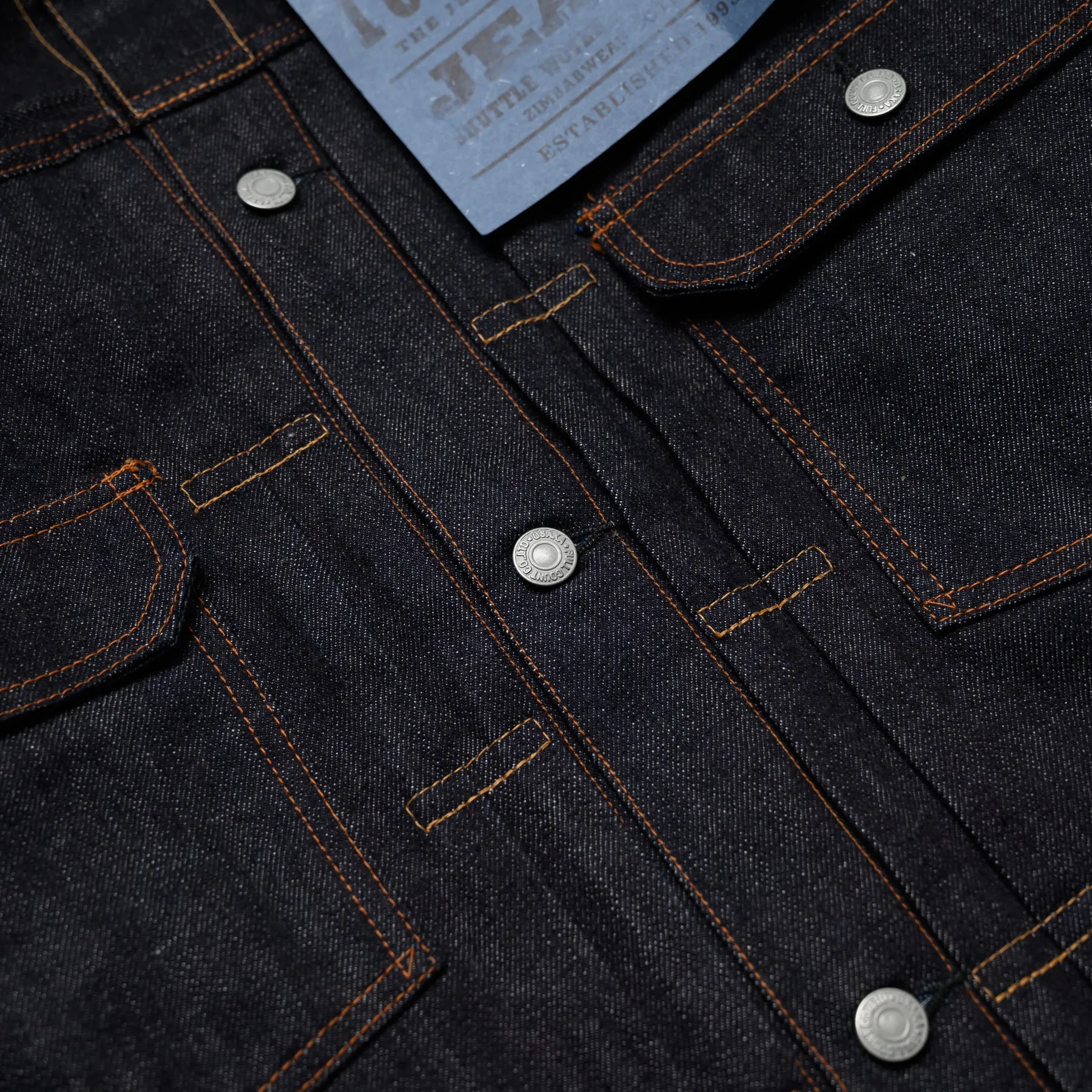 2102XX Type 2 Jacket Heavy 15.5oz Selvedge Denim sold by BlackBlue product image thumbnail 5
