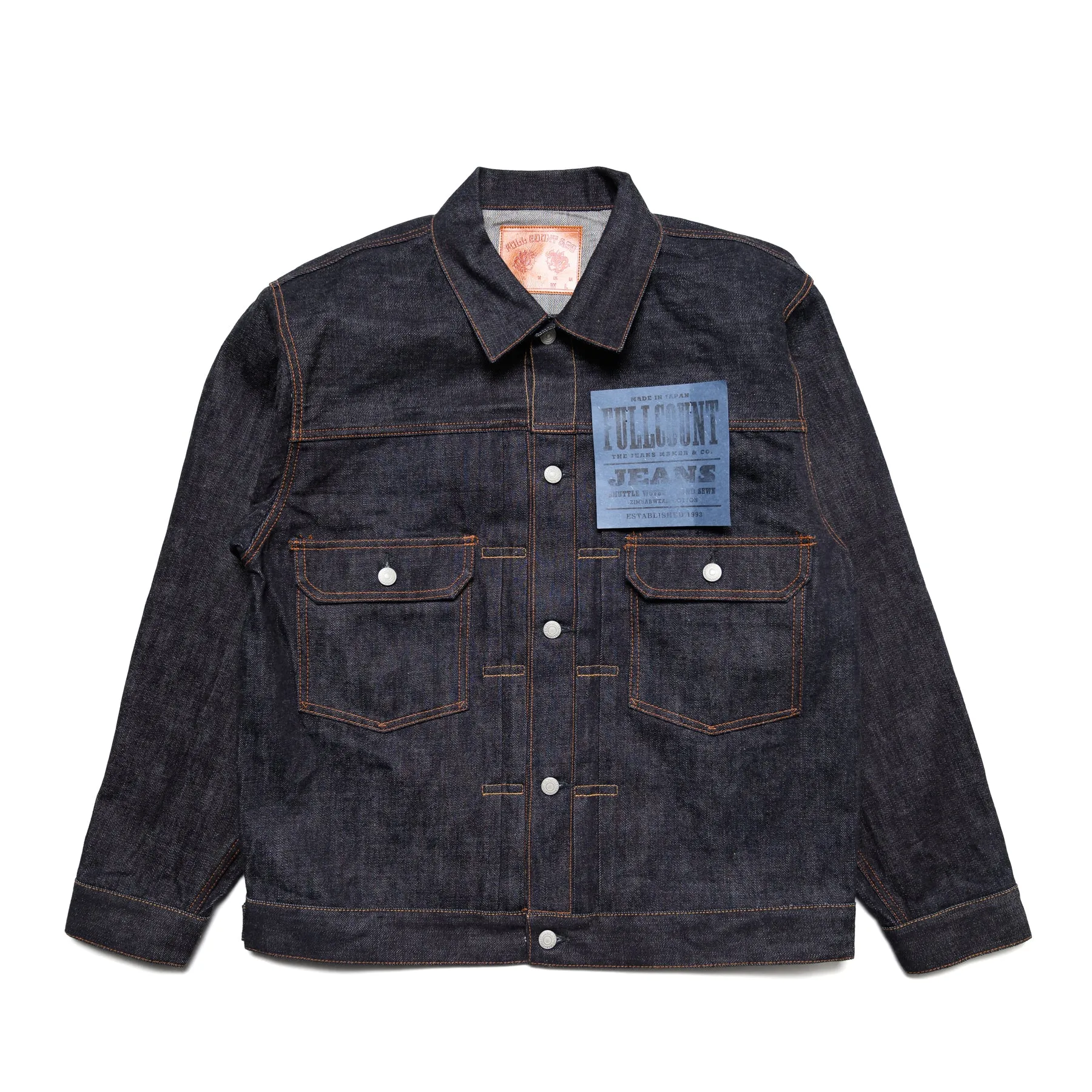 2102XX Type 2 Jacket Heavy 15.5oz Selvedge Denim sold by BlackBlue