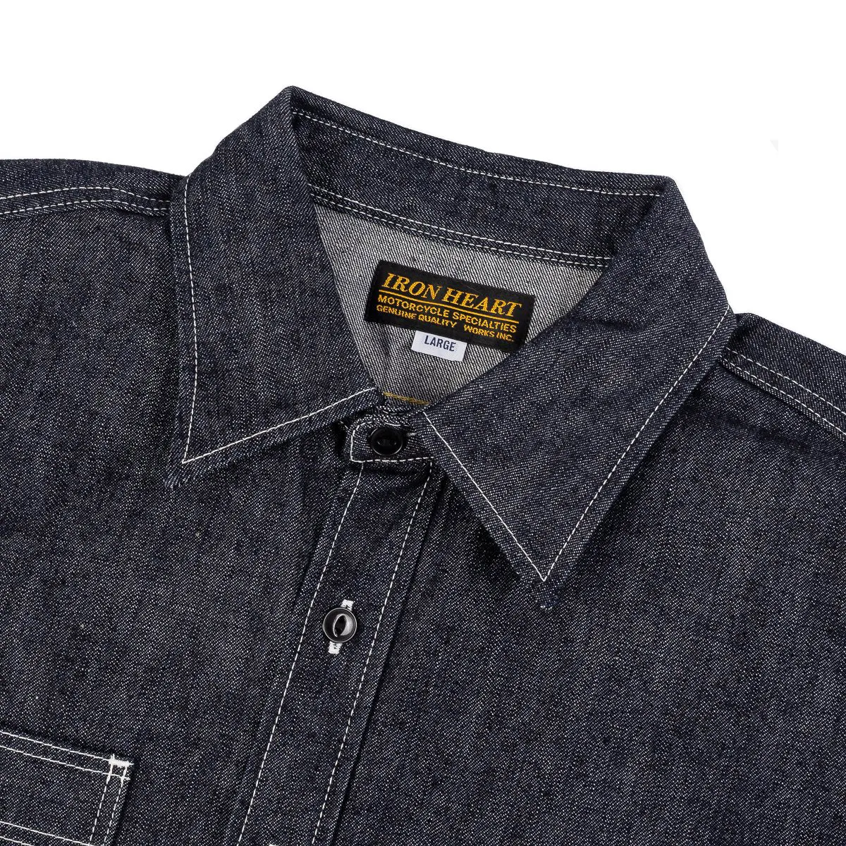 IHSH-322-IND - 10oz Selvedge Denim Work Shirt - Indigo sold by BlackBlue product image thumbnail 3